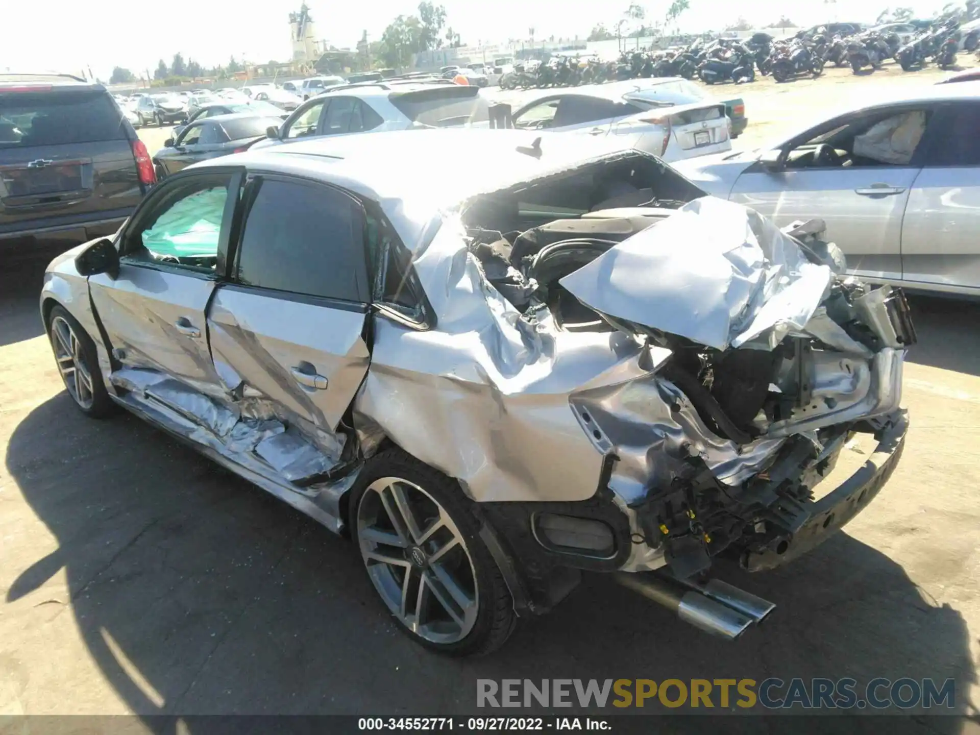 3 Photograph of a damaged car WAUAUGFF3KA125548 AUDI A3 SEDAN 2019