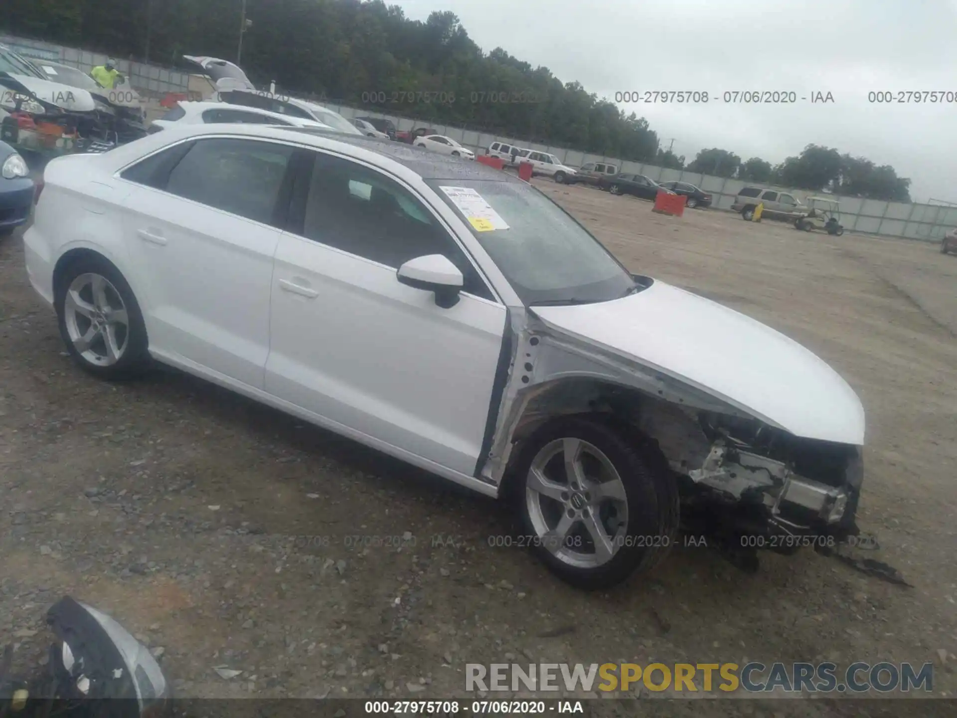 1 Photograph of a damaged car WAUAUGFF4K1022428 AUDI A3 SEDAN 2019