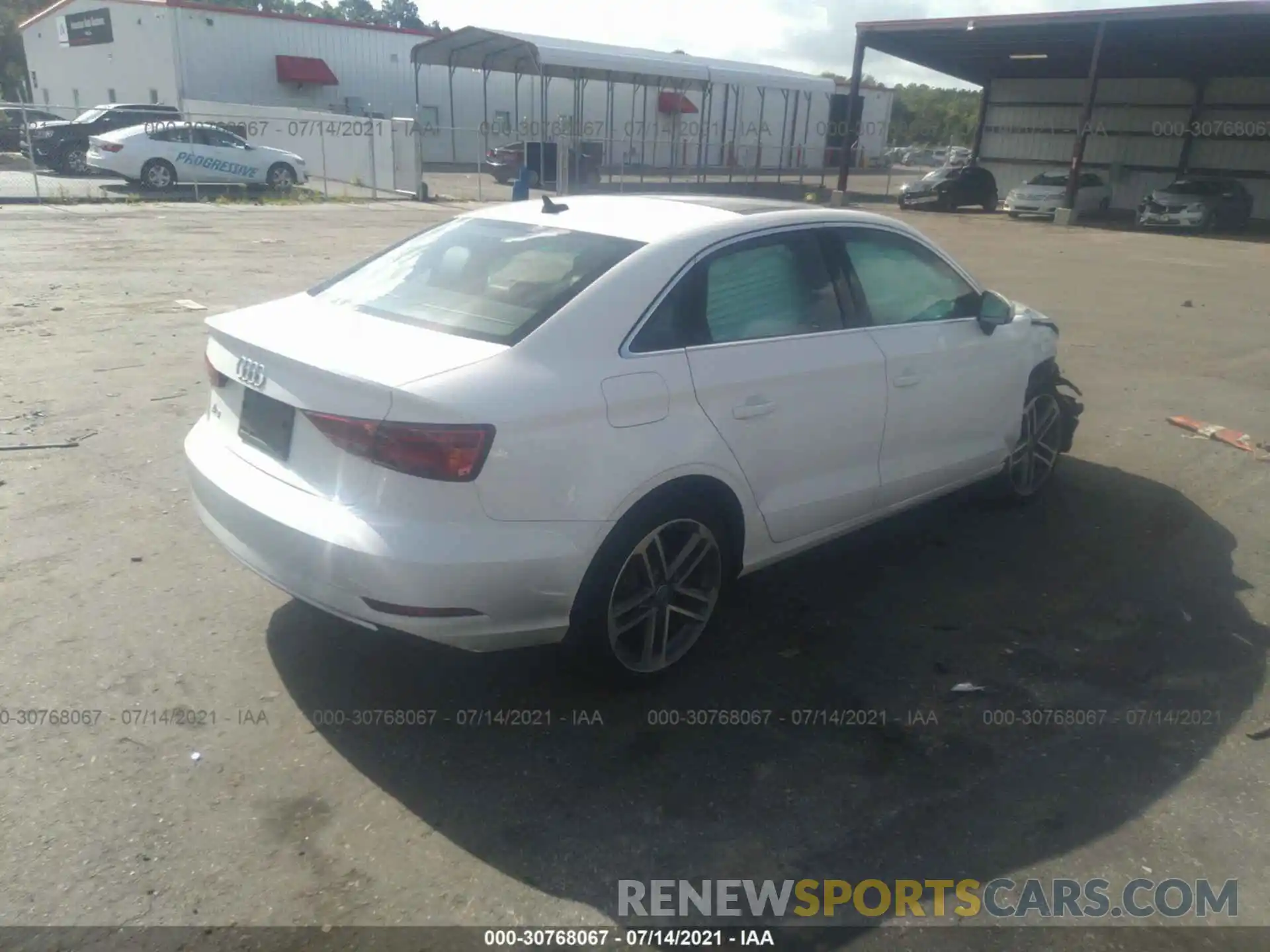 4 Photograph of a damaged car WAUAUGFF5KA066258 AUDI A3 SEDAN 2019