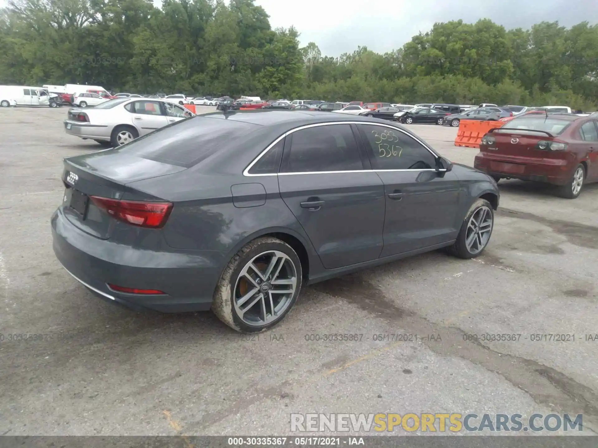 4 Photograph of a damaged car WAUAUGFF7K1009155 AUDI A3 SEDAN 2019