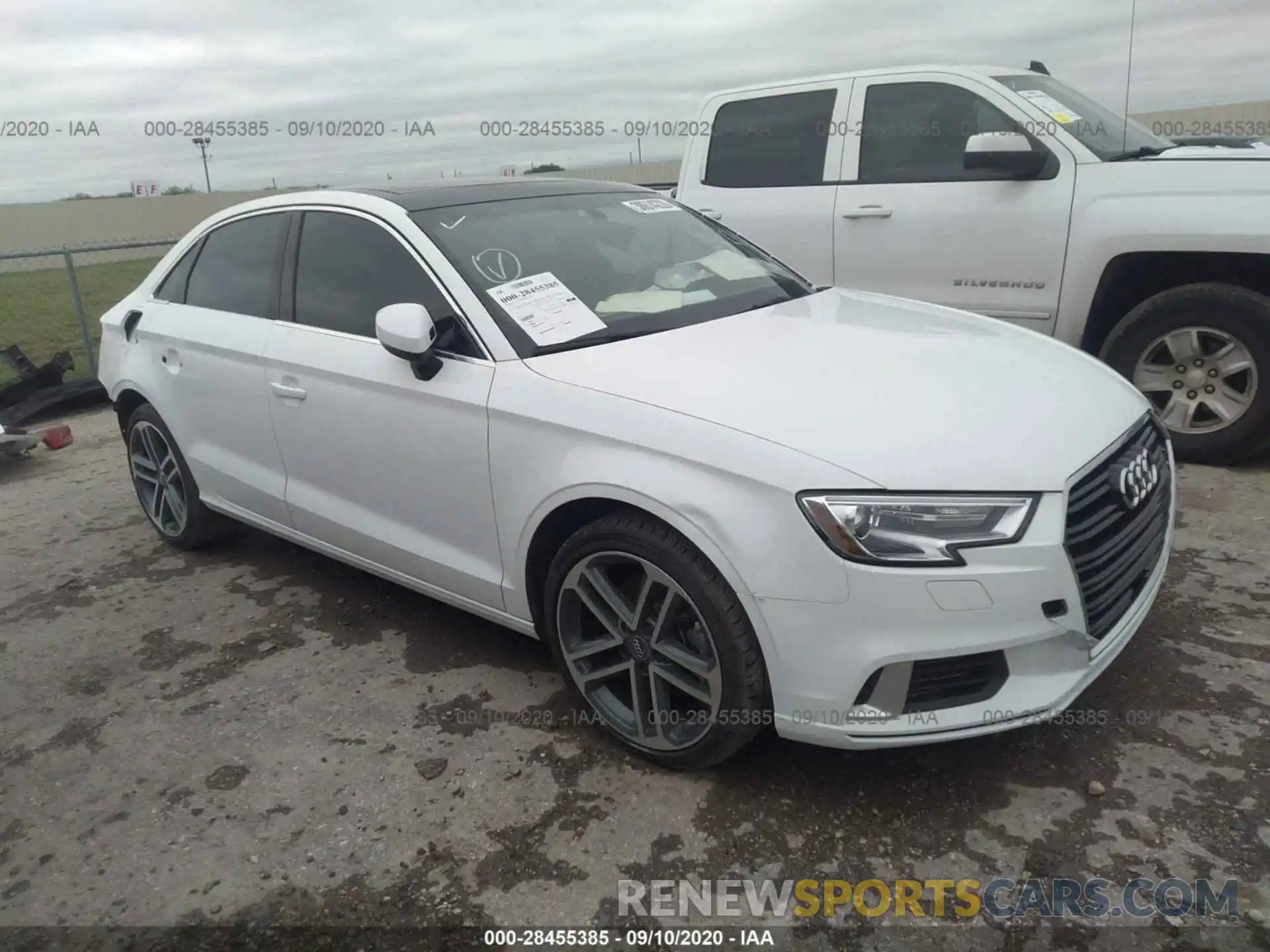 1 Photograph of a damaged car WAUAUGFF7KA074281 AUDI A3 SEDAN 2019