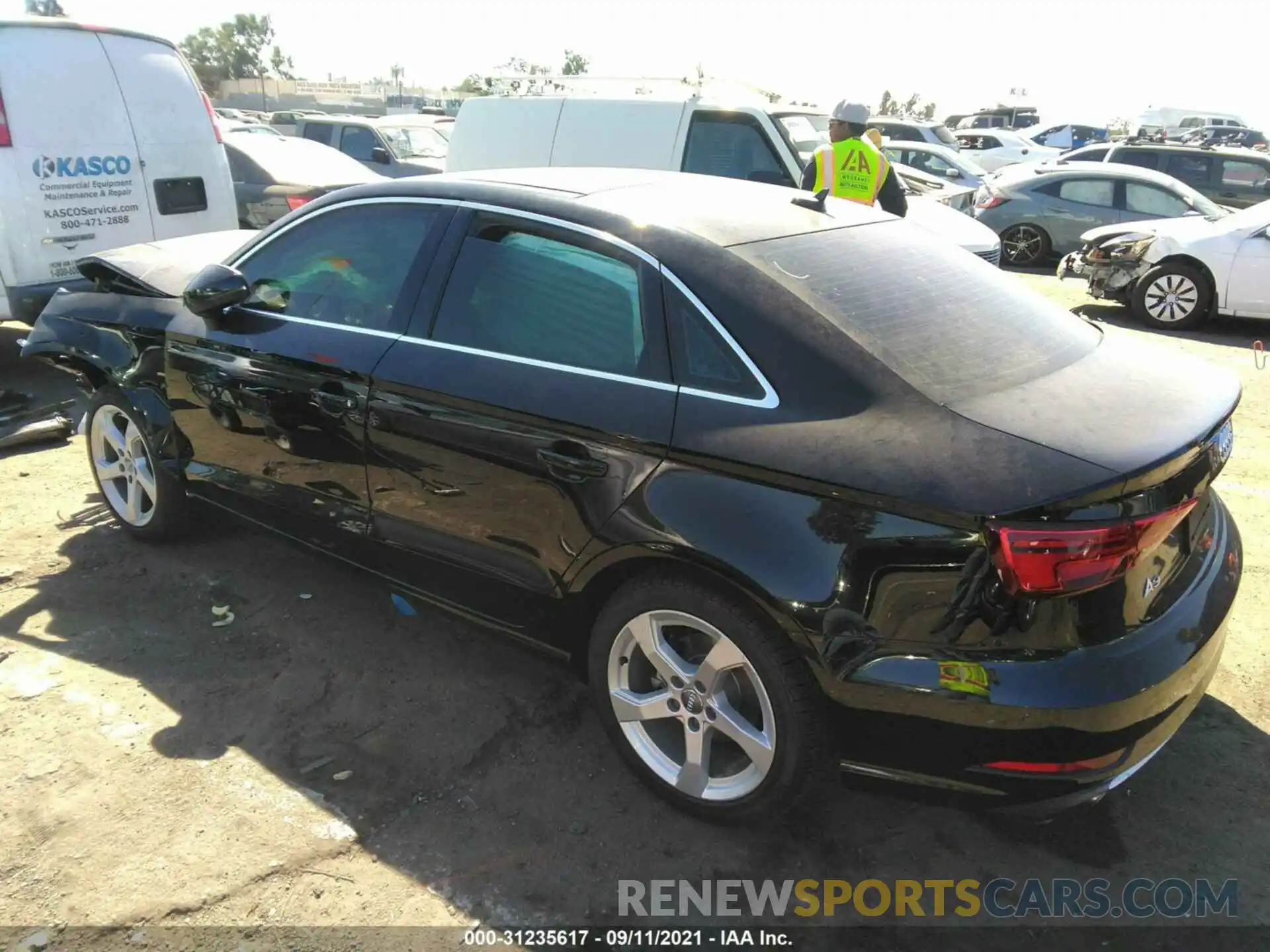 3 Photograph of a damaged car WAUAUGFF8K1020584 AUDI A3 SEDAN 2019