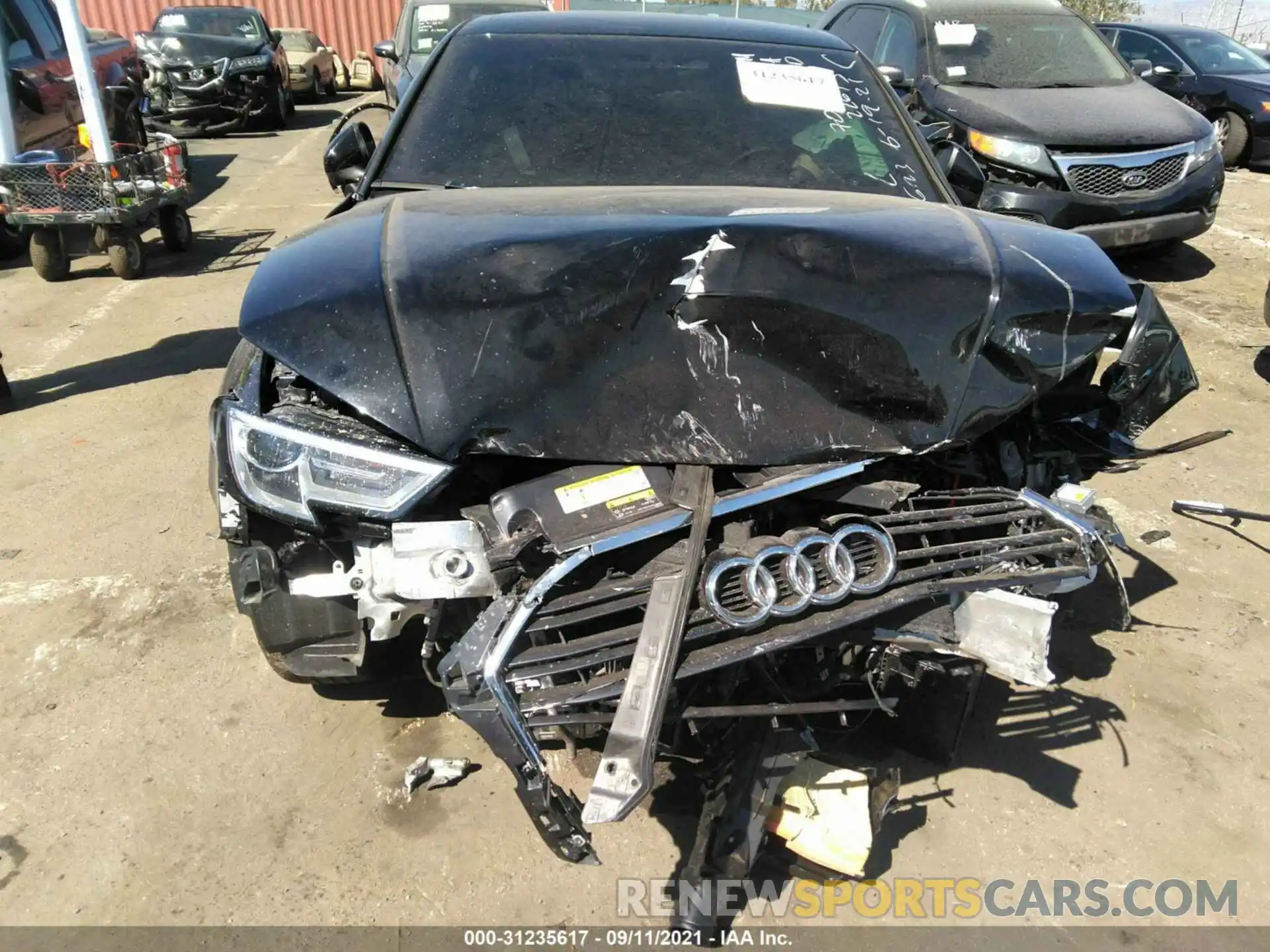 6 Photograph of a damaged car WAUAUGFF8K1020584 AUDI A3 SEDAN 2019