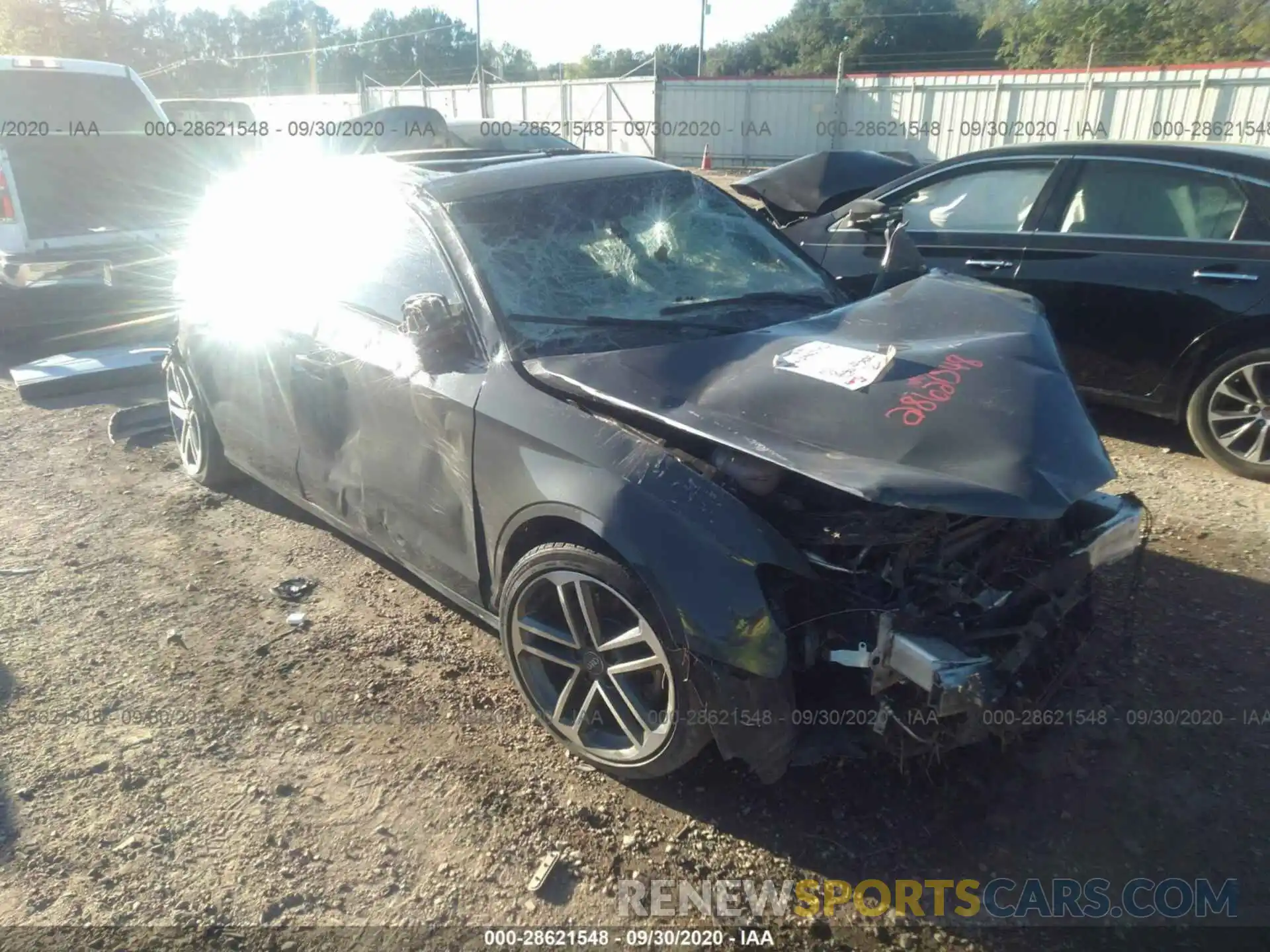 1 Photograph of a damaged car WAUAUGFF9KA084617 AUDI A3 SEDAN 2019