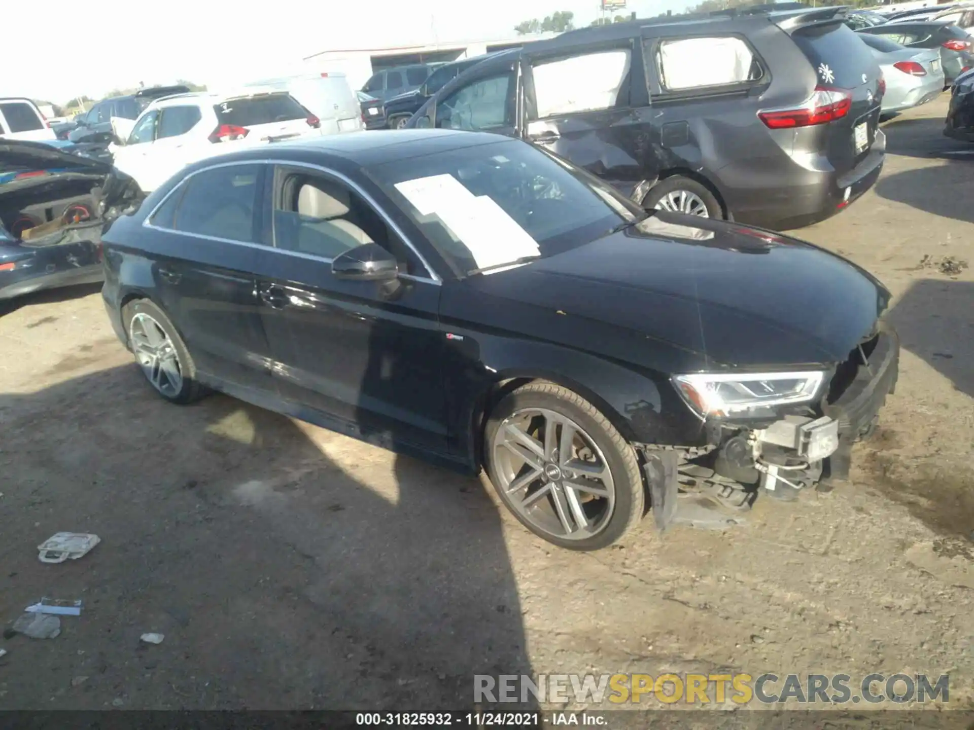 1 Photograph of a damaged car WAUGUGFF4KA073406 AUDI A3 SEDAN 2019