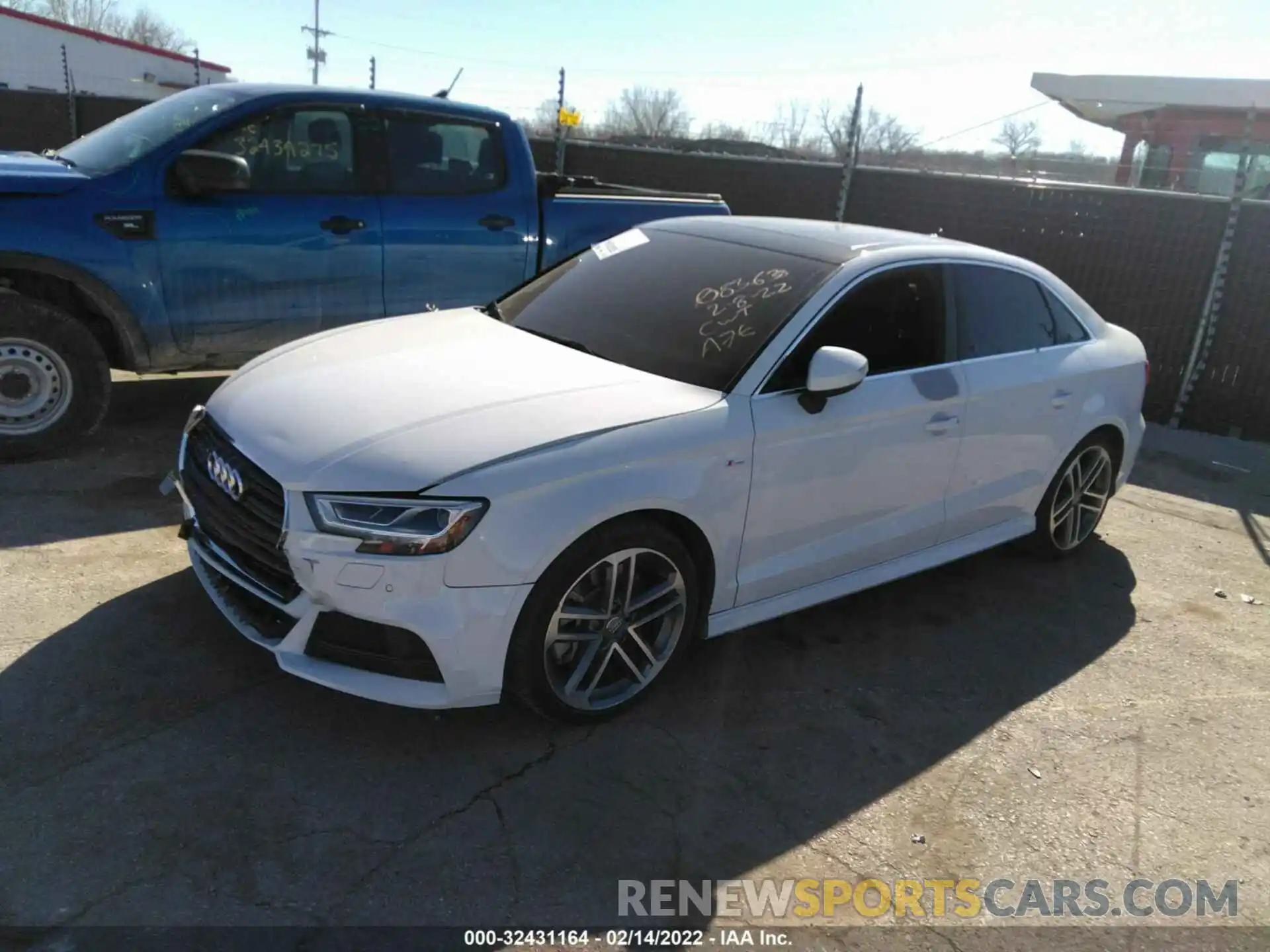 2 Photograph of a damaged car WAUJEGFF1K1017359 AUDI A3 SEDAN 2019