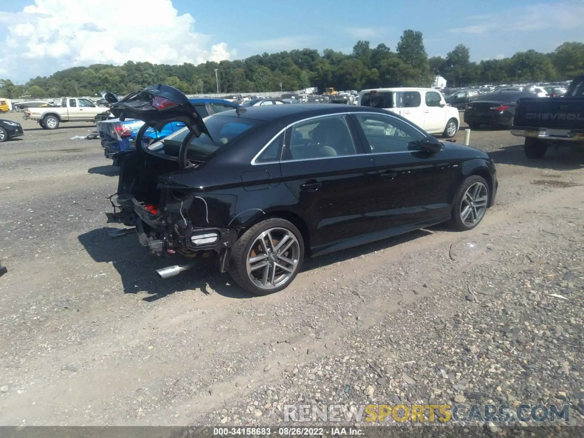 4 Photograph of a damaged car WAUJEGFF6KA080389 AUDI A3 SEDAN 2019