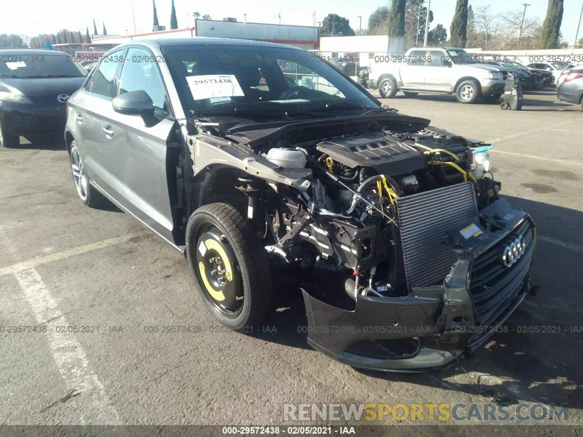 1 Photograph of a damaged car WAUAUGFF2LA094911 AUDI A3 SEDAN 2020