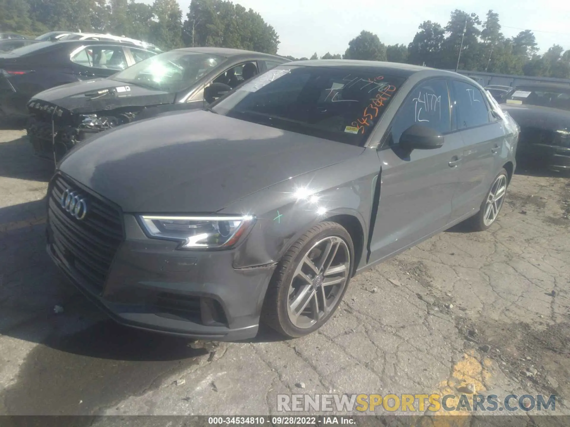 2 Photograph of a damaged car WAUAUGFF2LA098313 AUDI A3 SEDAN 2020