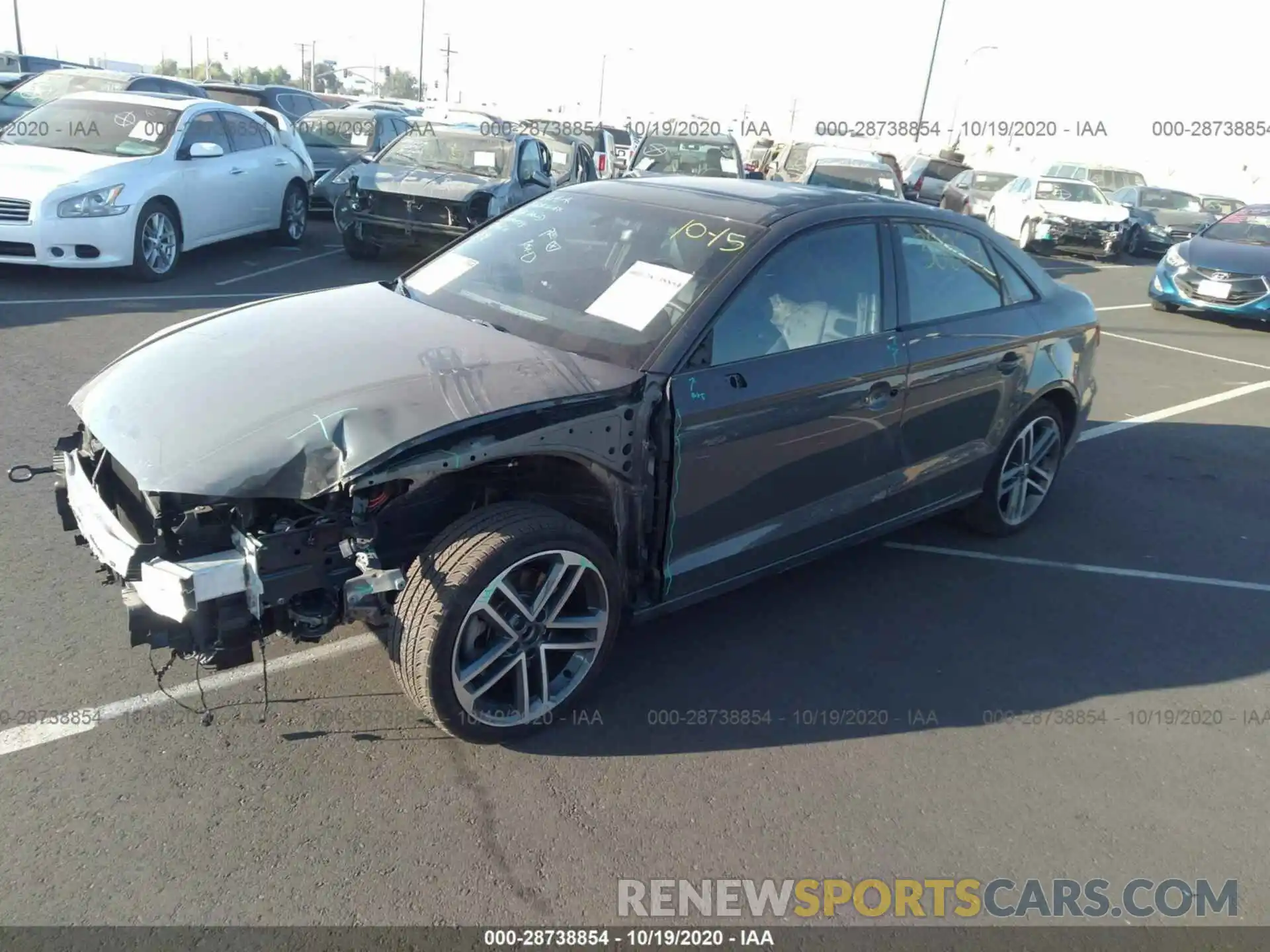 2 Photograph of a damaged car WAUAUGFF5LA095602 AUDI A3 SEDAN 2020