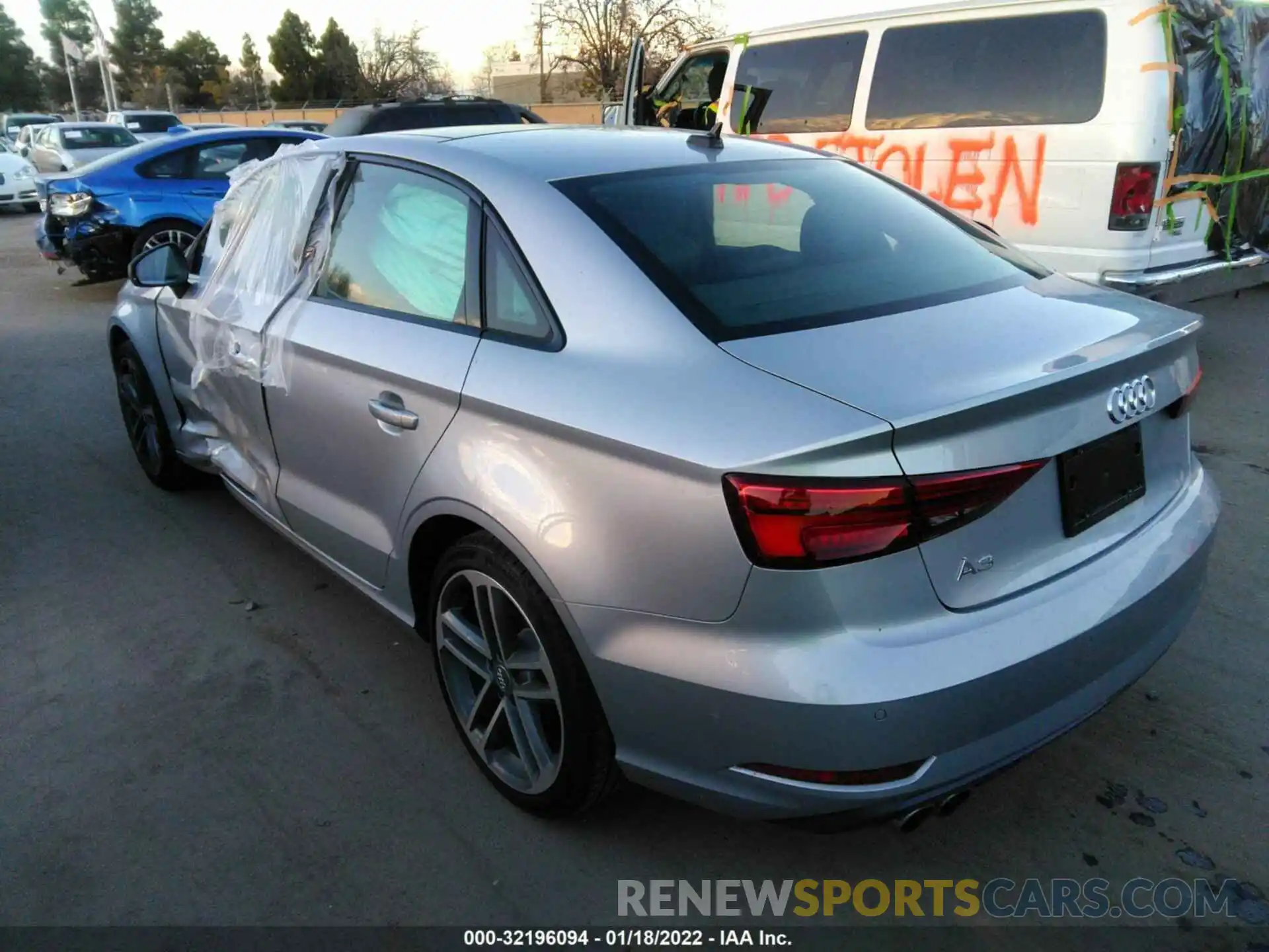 3 Photograph of a damaged car WAUAUGFF5LA100684 AUDI A3 SEDAN 2020