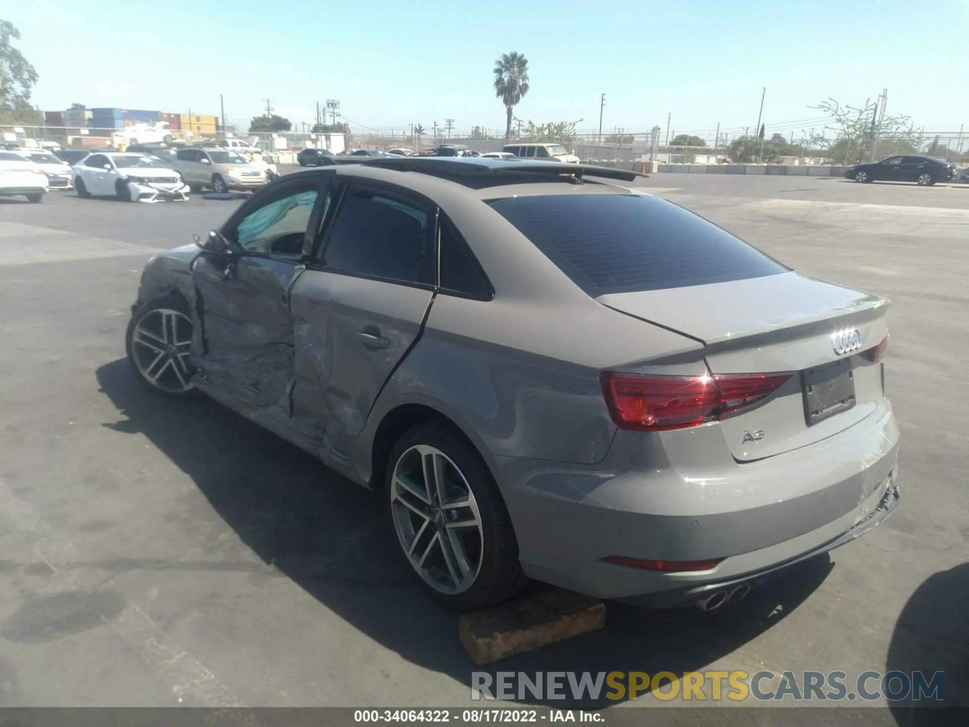 3 Photograph of a damaged car WAUAUGFF7LA098470 AUDI A3 SEDAN 2020