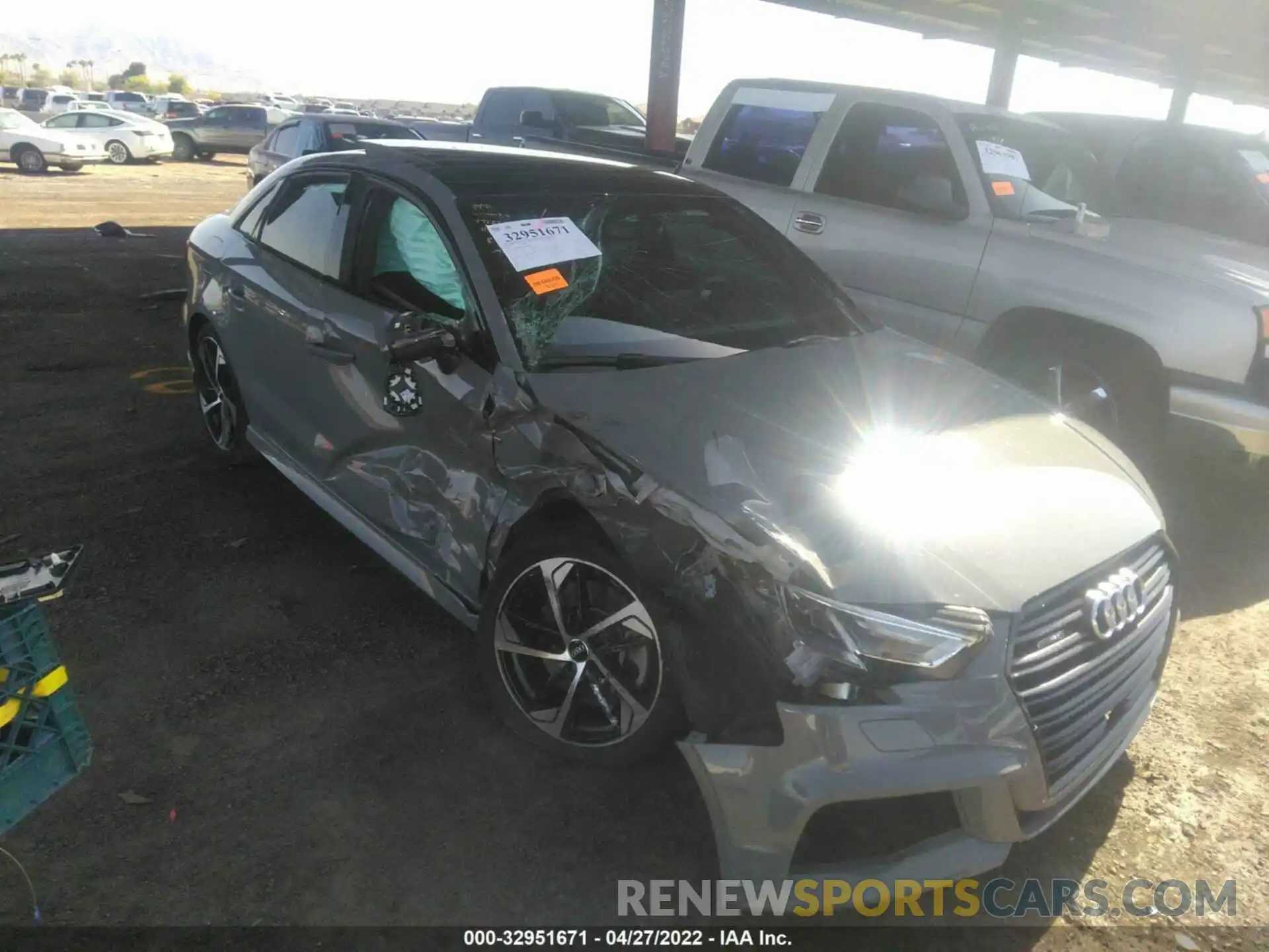 1 Photograph of a damaged car WAUBEGFF6LA089972 AUDI A3 SEDAN 2020