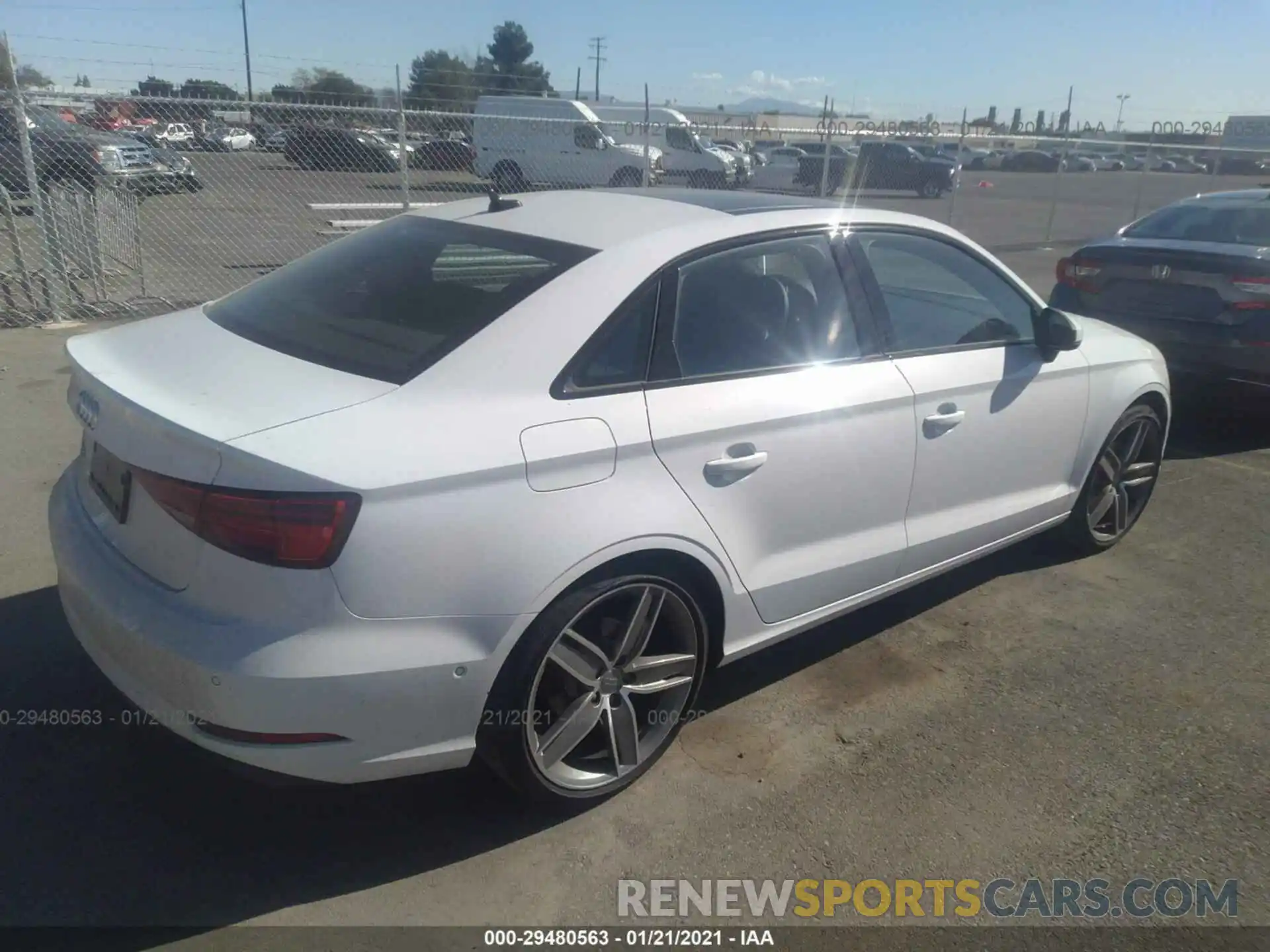 4 Photograph of a damaged car WAUCUGFF2LA005170 AUDI A3 SEDAN 2020