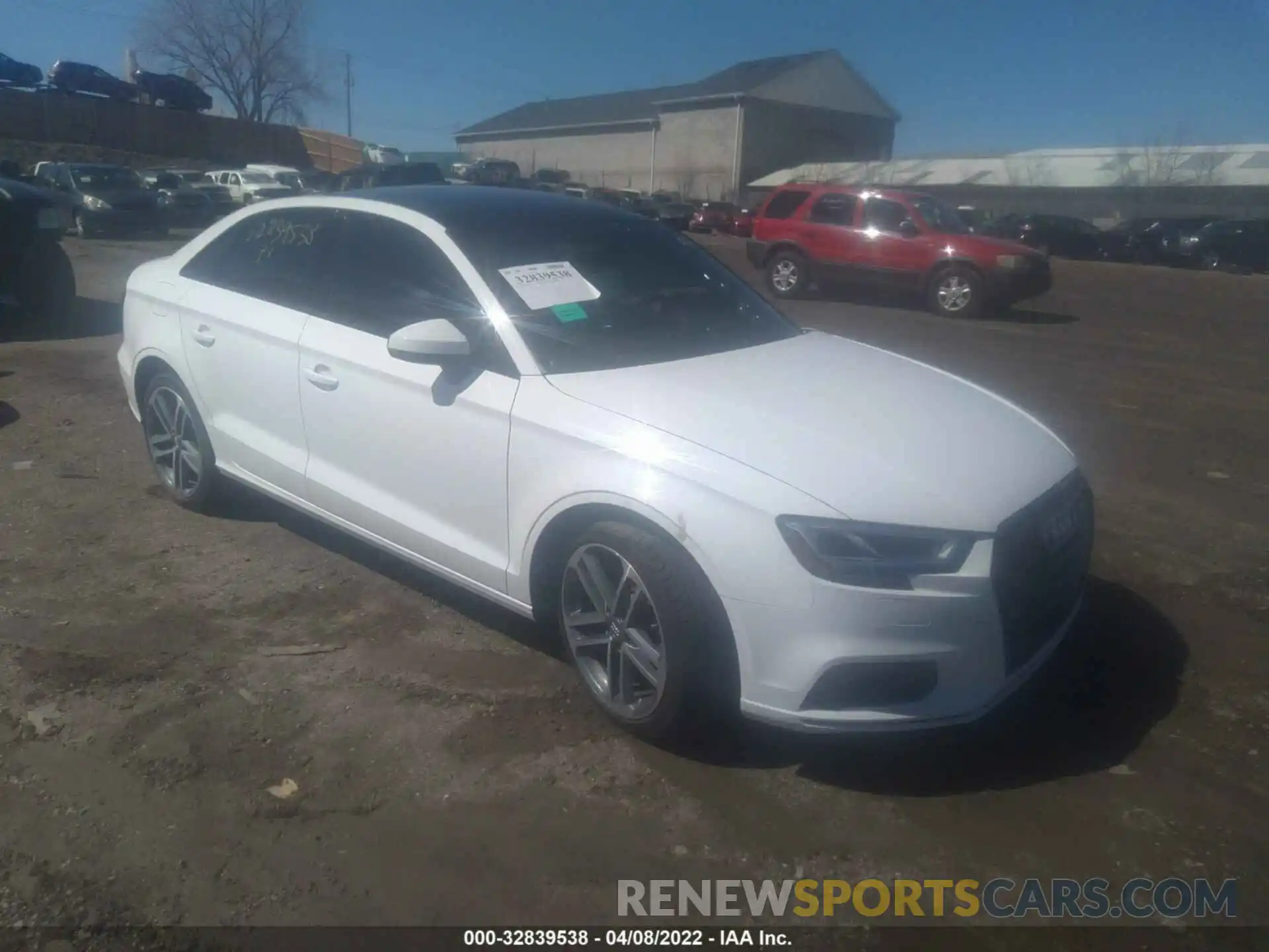 1 Photograph of a damaged car WAUCUGFF4LA013822 AUDI A3 SEDAN 2020