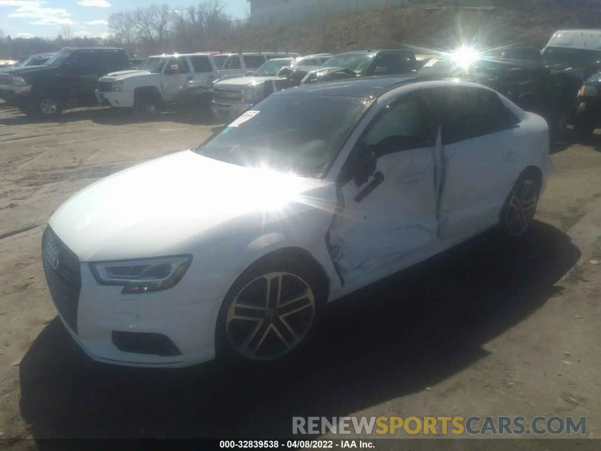 2 Photograph of a damaged car WAUCUGFF4LA013822 AUDI A3 SEDAN 2020