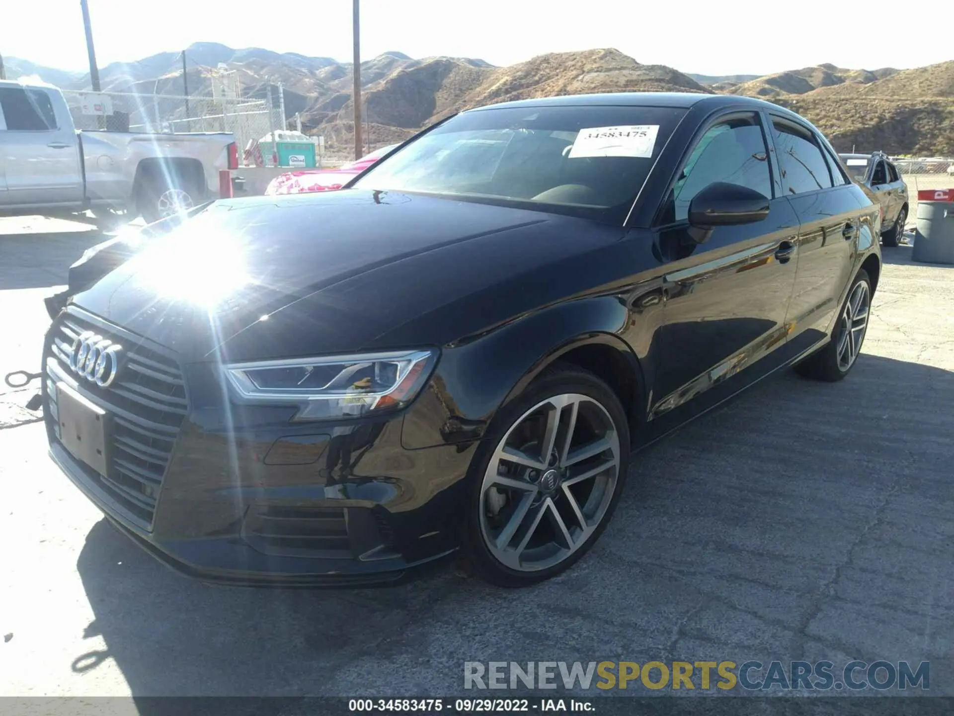 2 Photograph of a damaged car WAUCUGFF7LA005987 AUDI A3 SEDAN 2020
