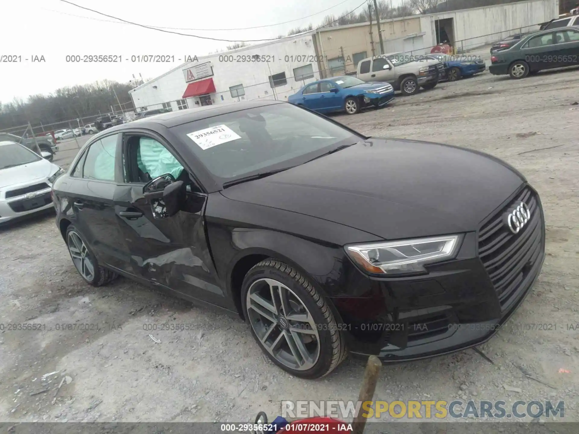 1 Photograph of a damaged car WAUCUGFF7LA102400 AUDI A3 SEDAN 2020