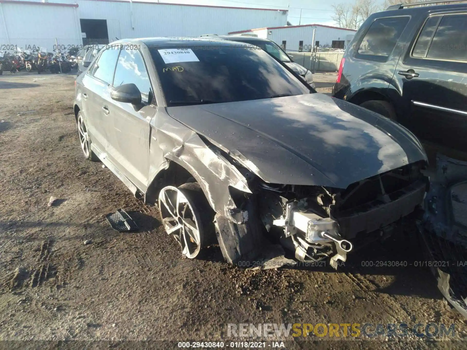 1 Photograph of a damaged car WAUJEGFF1LA028881 AUDI A3 SEDAN 2020