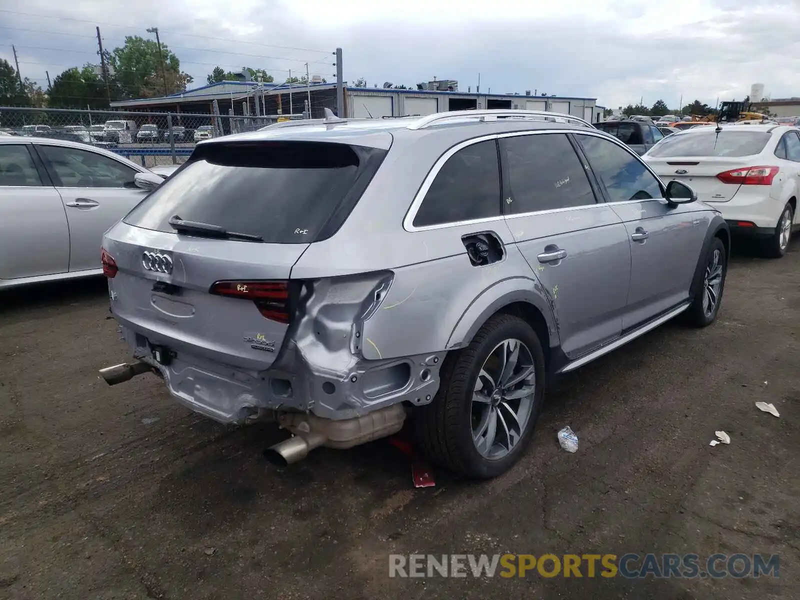 4 Photograph of a damaged car WA17NAF40KA112885 AUDI A4 2019