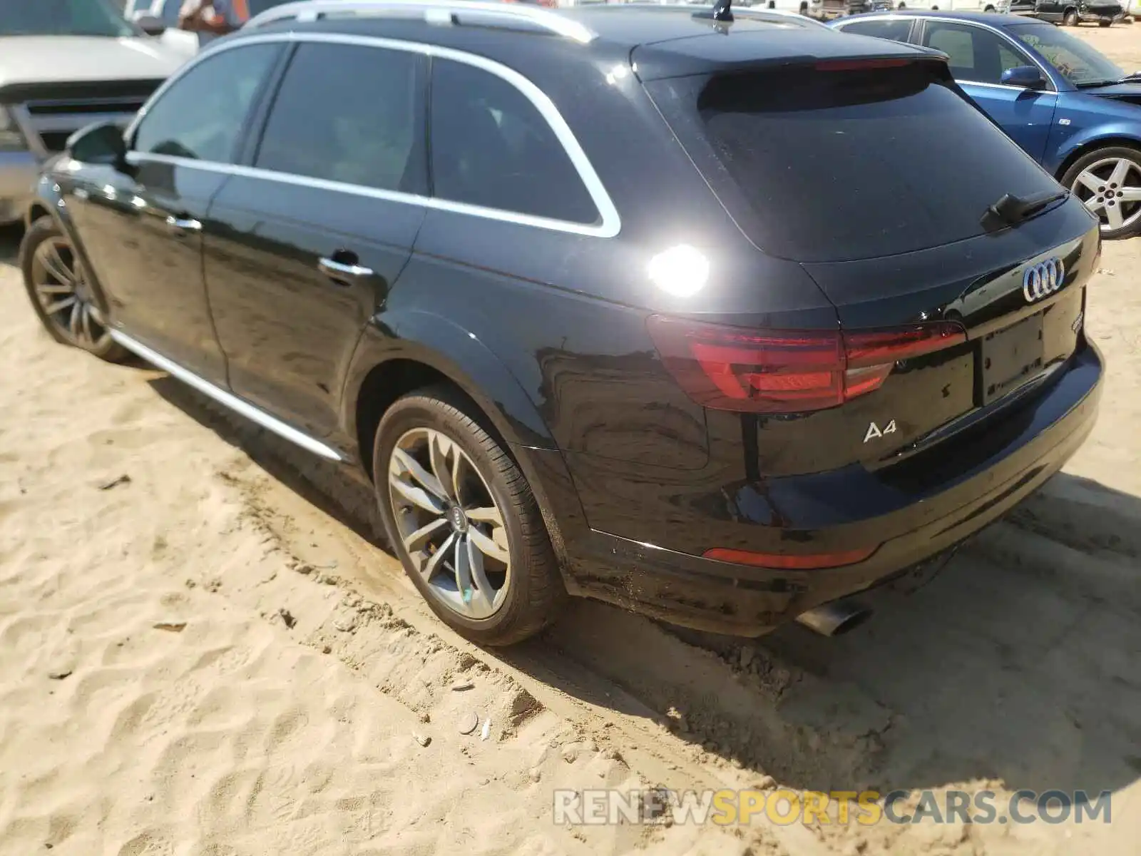 3 Photograph of a damaged car WA18NAF40KA004576 AUDI A4 2019