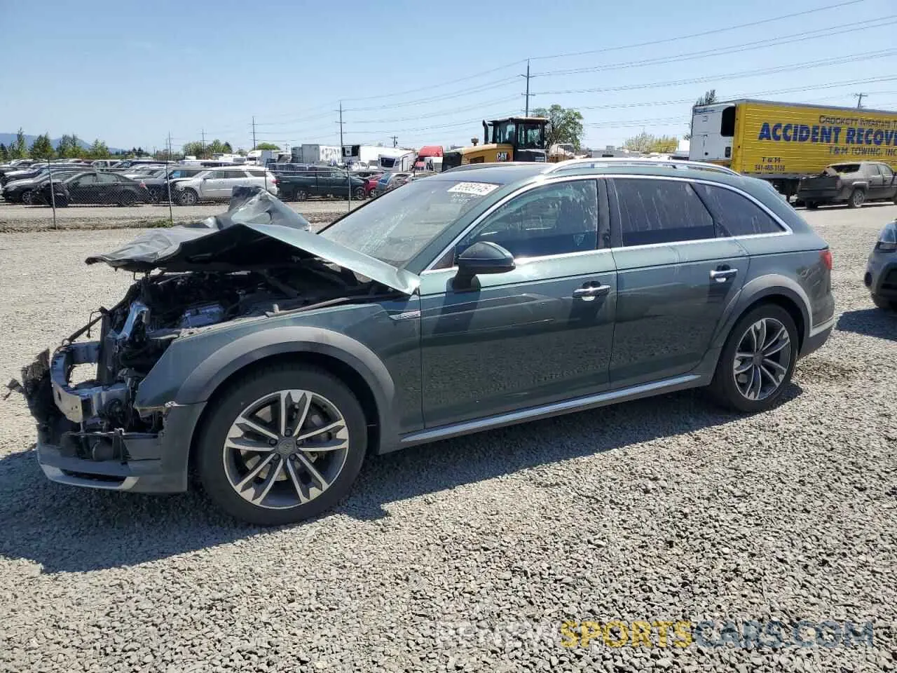 1 Photograph of a damaged car WA18NAF43KA106048 AUDI A4 2019