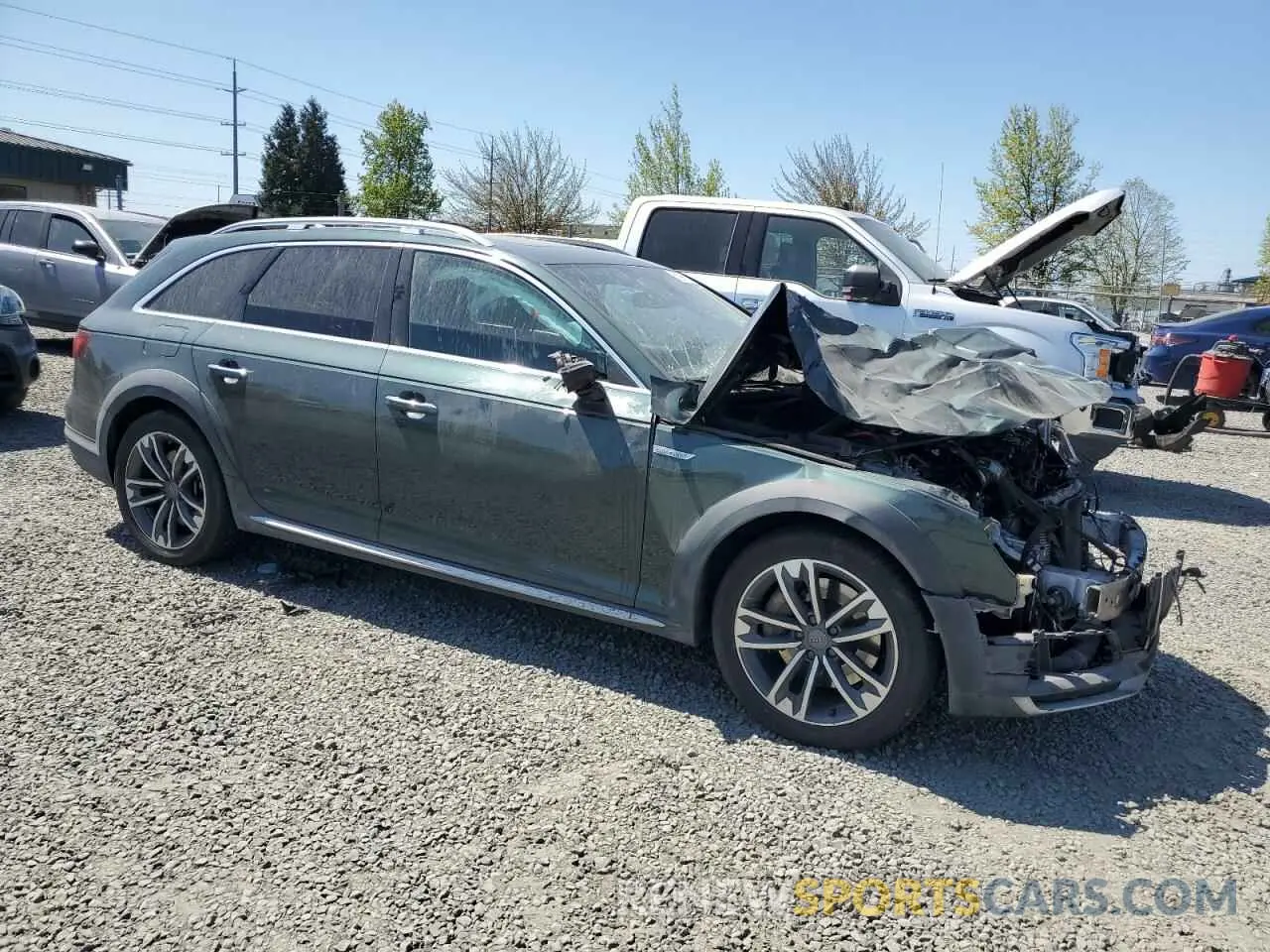 4 Photograph of a damaged car WA18NAF43KA106048 AUDI A4 2019