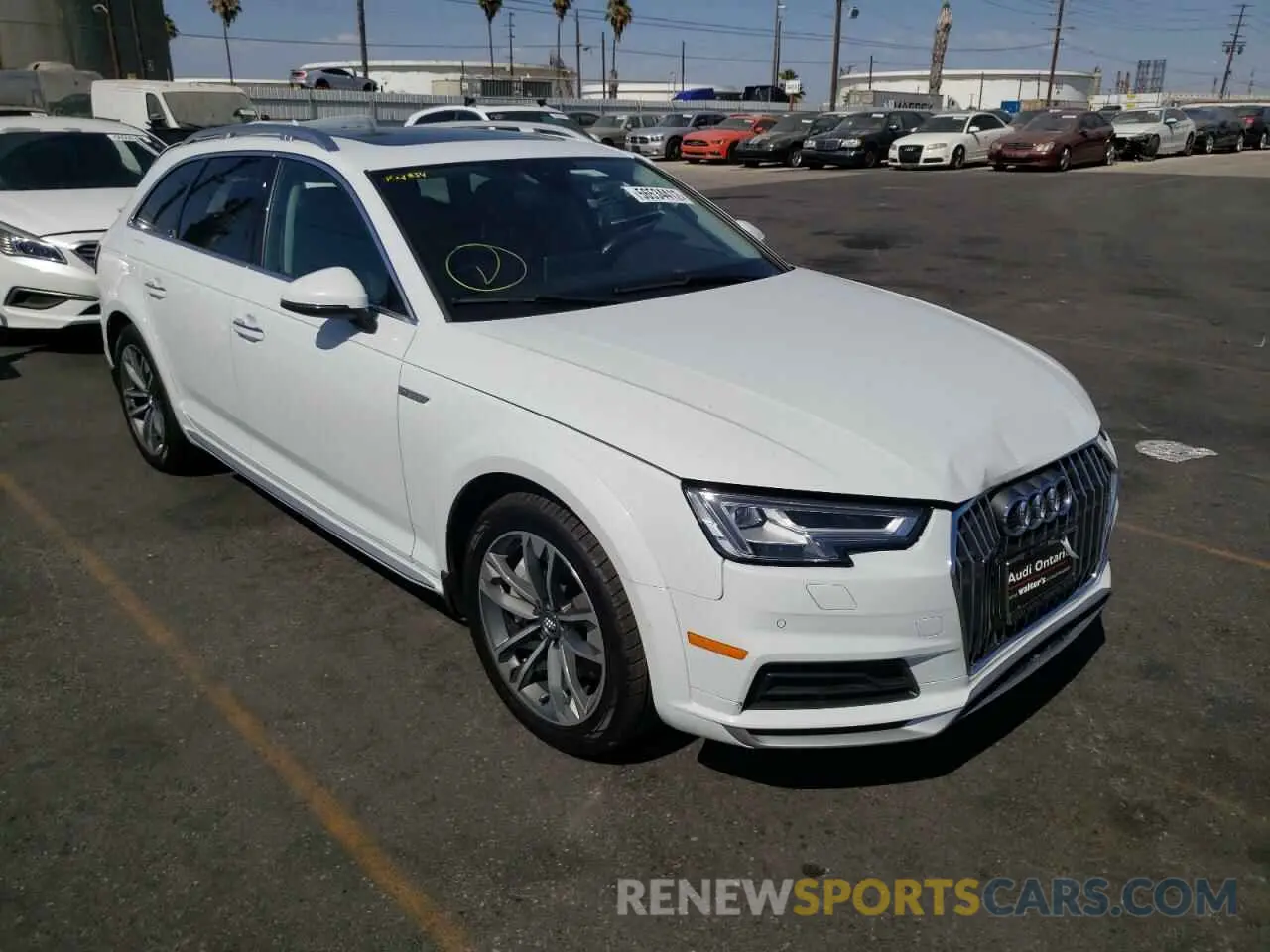 1 Photograph of a damaged car WA18NAF44KA110853 AUDI A4 2019