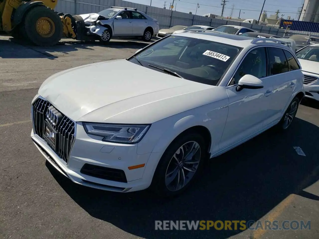 2 Photograph of a damaged car WA18NAF44KA110853 AUDI A4 2019