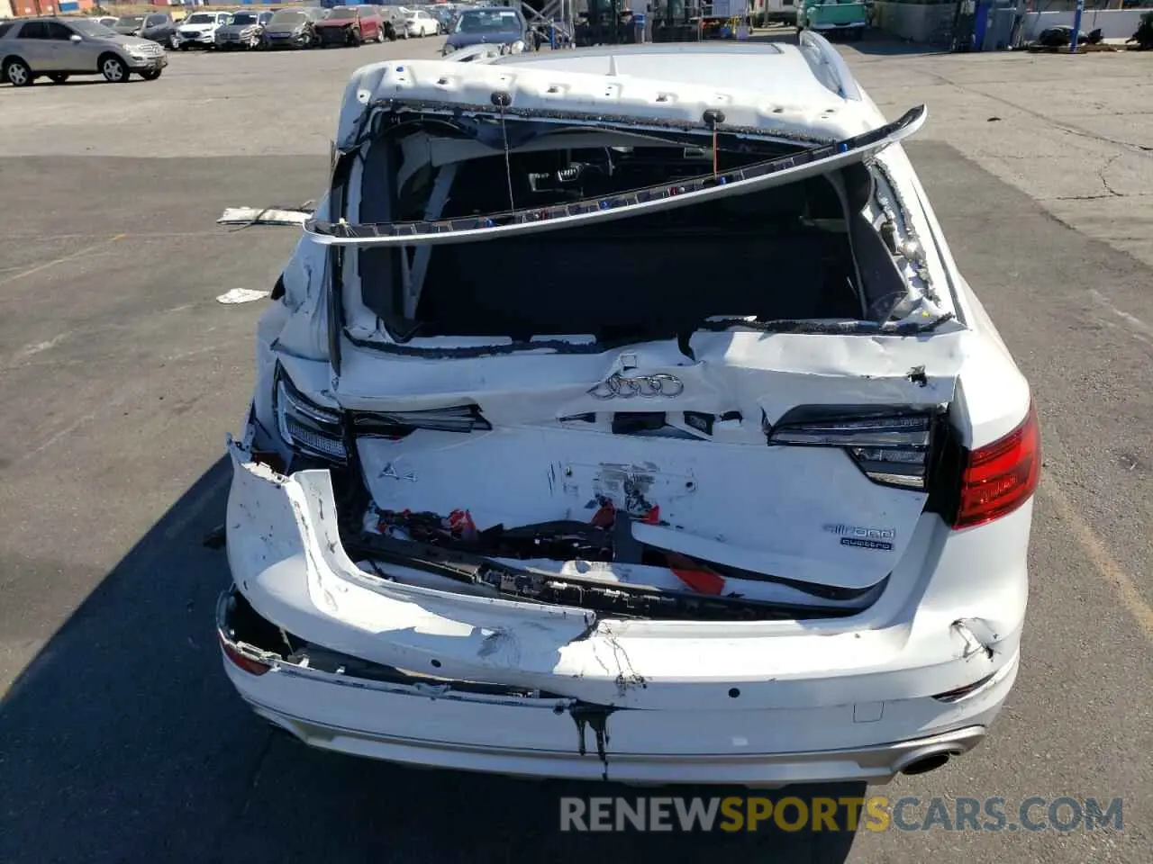 9 Photograph of a damaged car WA18NAF44KA110853 AUDI A4 2019