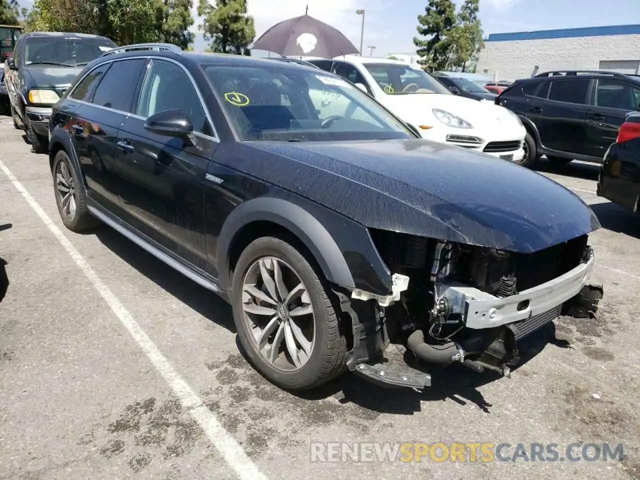 1 Photograph of a damaged car WA18NAF4XKA003841 AUDI A4 2019