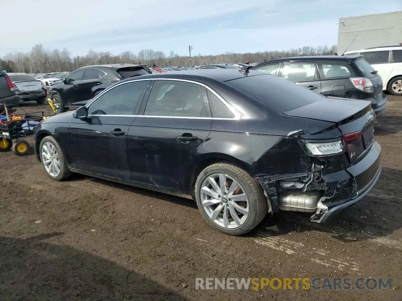 2 Photograph of a damaged car WAUANAF42KN012997 AUDI A4 2019