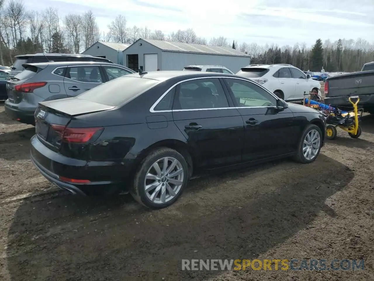 3 Photograph of a damaged car WAUANAF42KN012997 AUDI A4 2019