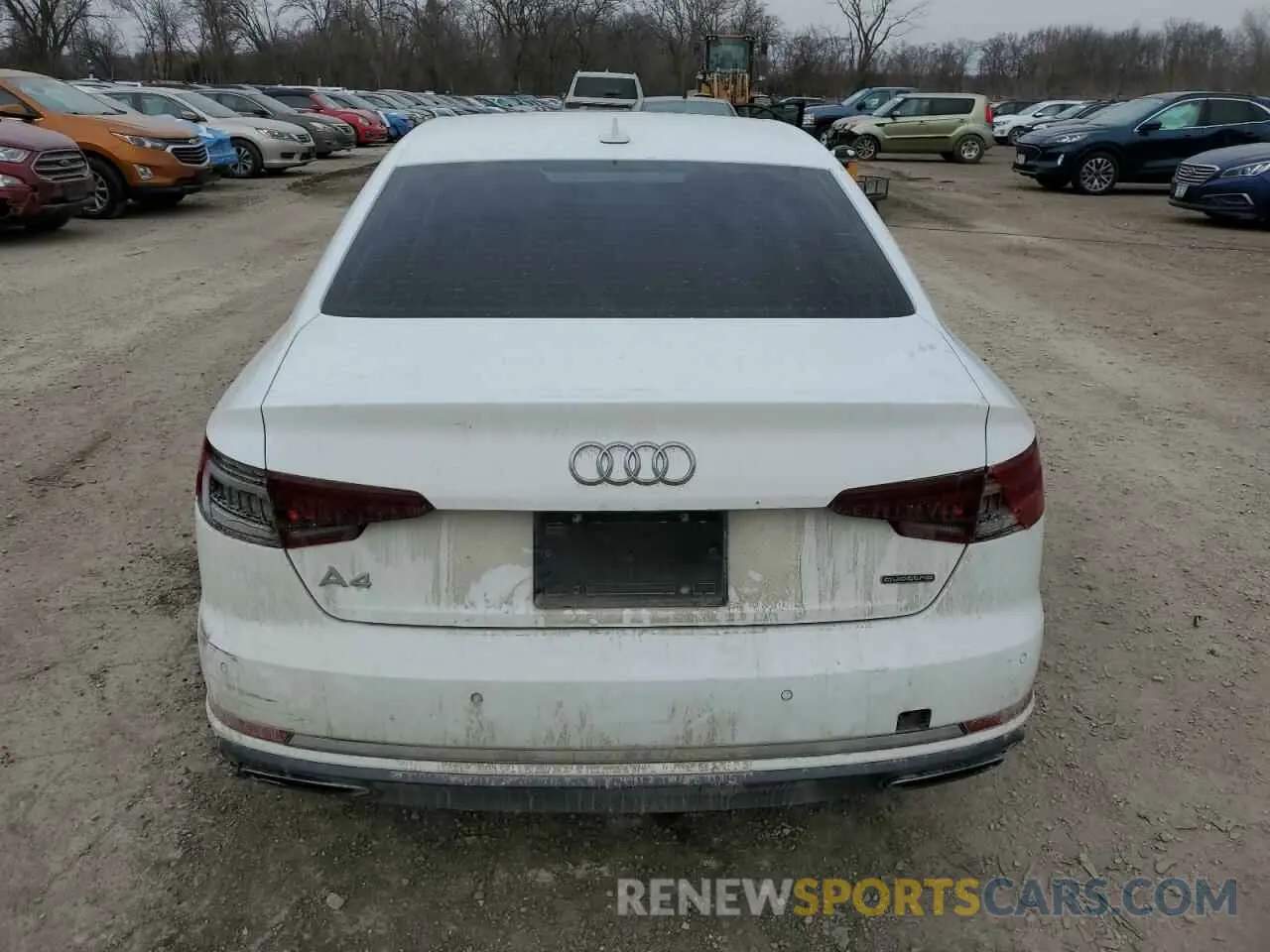 6 Photograph of a damaged car WAUANAF47KN010887 AUDI A4 2019