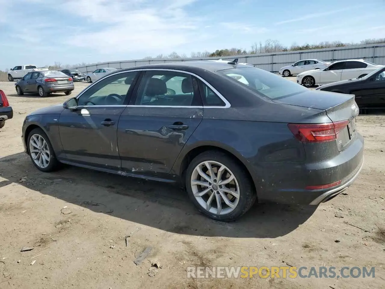 2 Photograph of a damaged car WAUDNAF40KN011599 AUDI A4 2019