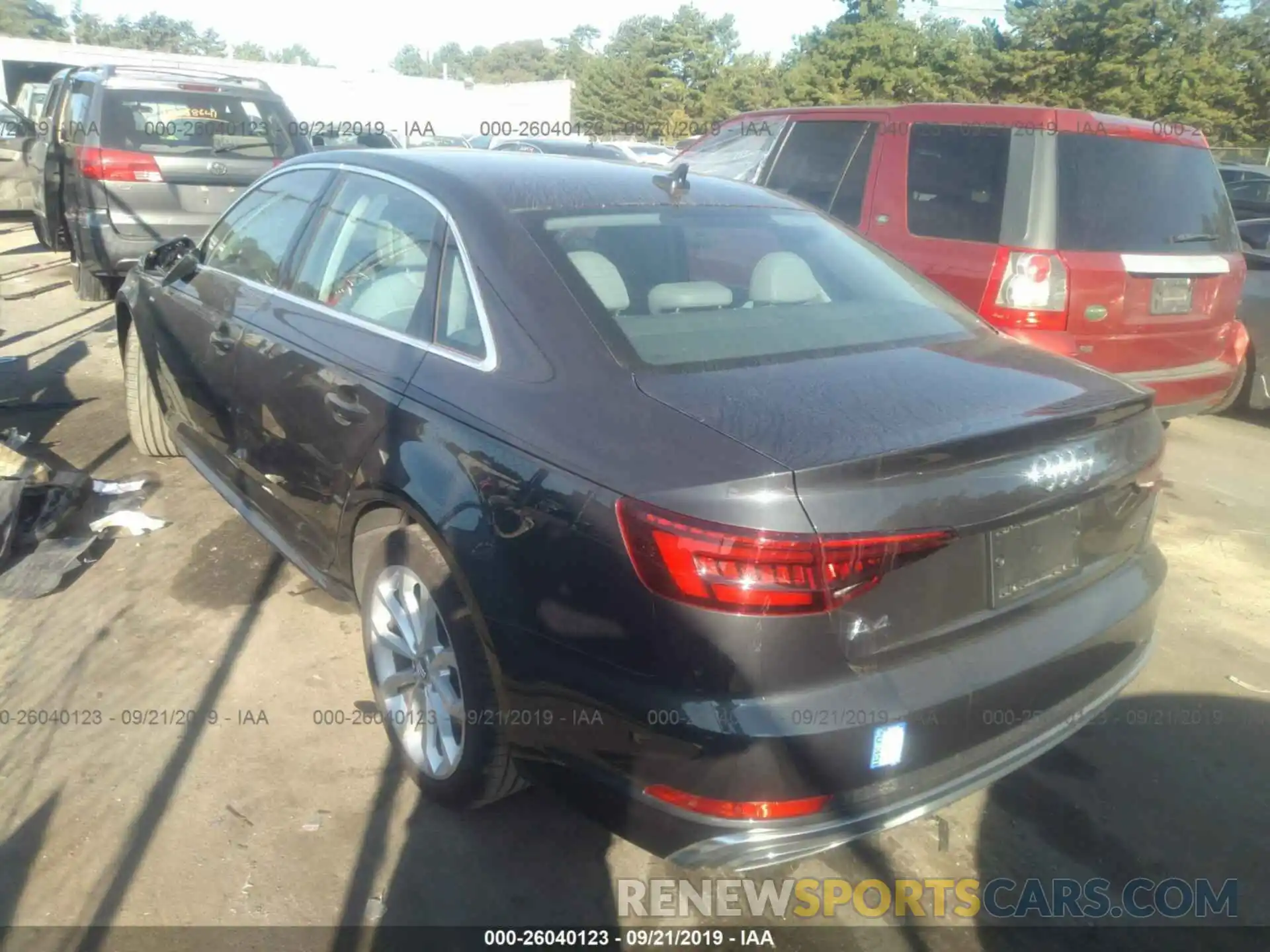 3 Photograph of a damaged car WAUDNAF41KA007102 AUDI A4 2019