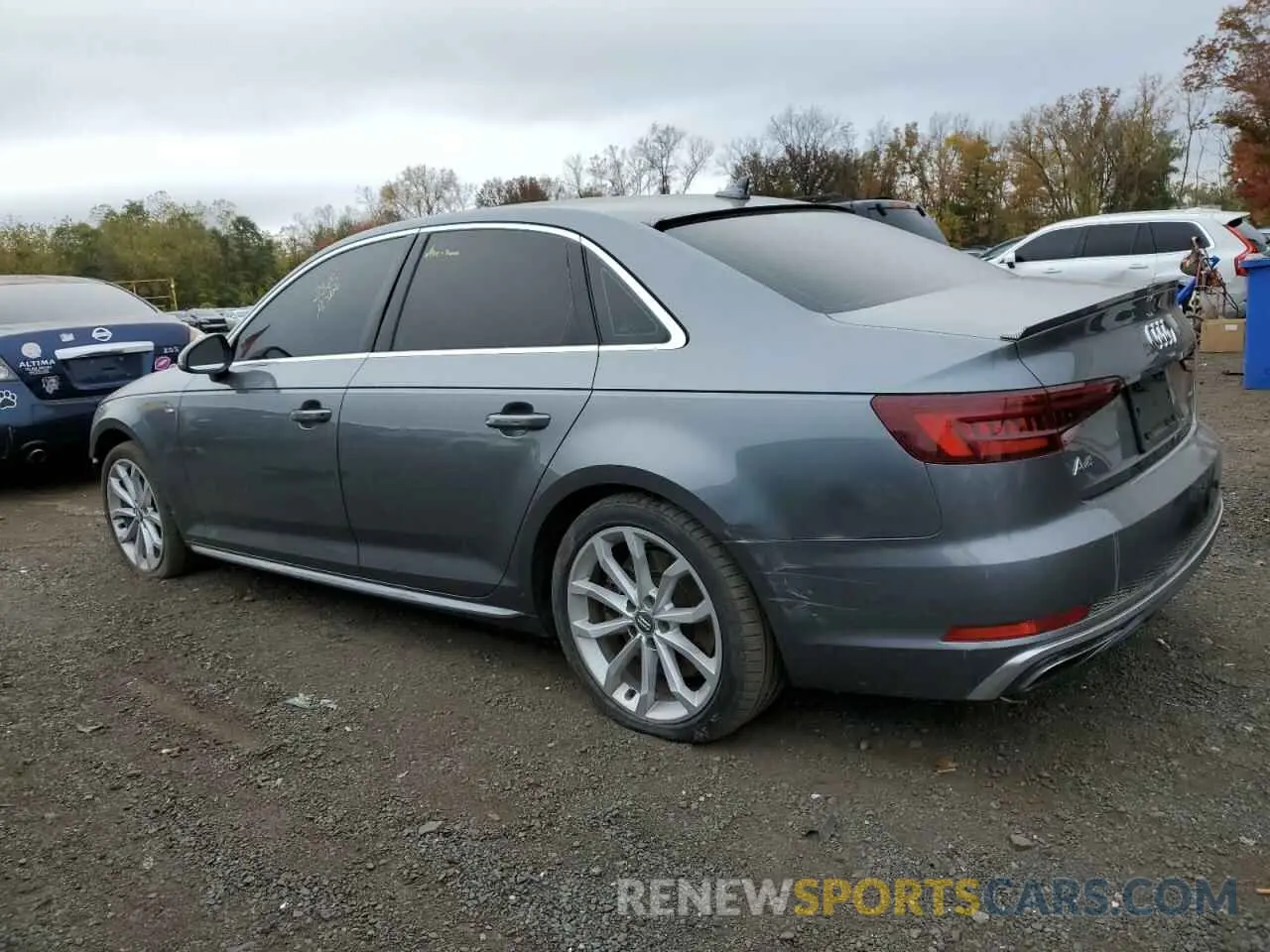 2 Photograph of a damaged car WAUDNAF41KN005648 AUDI A4 2019