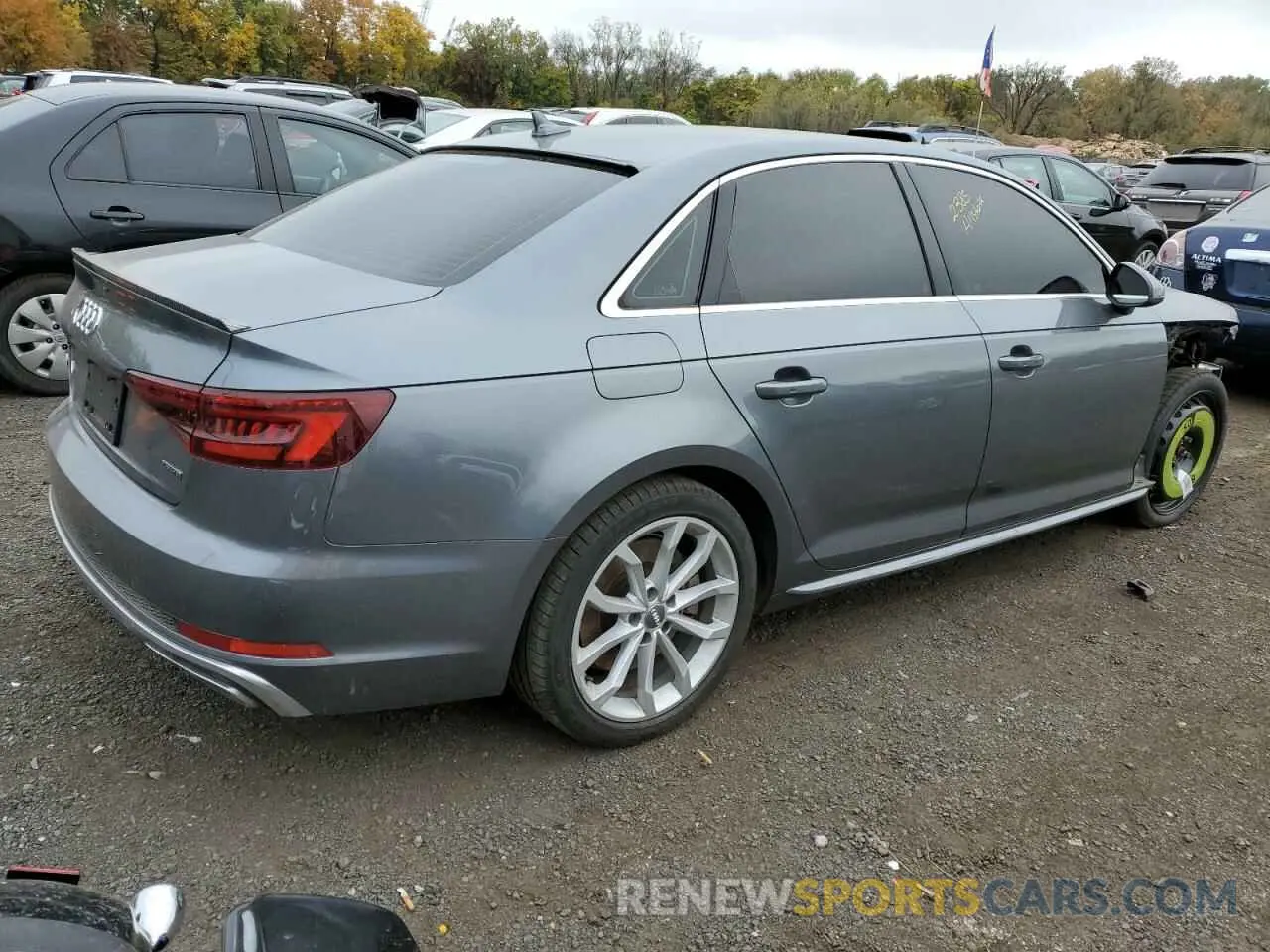 3 Photograph of a damaged car WAUDNAF41KN005648 AUDI A4 2019