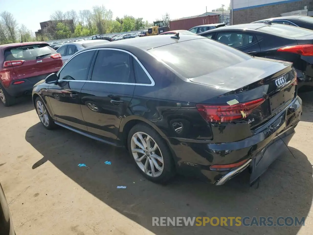 2 Photograph of a damaged car WAUDNAF41KN020621 AUDI A4 2019