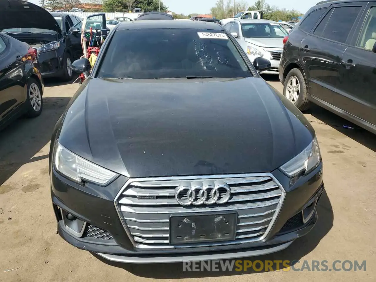 5 Photograph of a damaged car WAUDNAF41KN020621 AUDI A4 2019