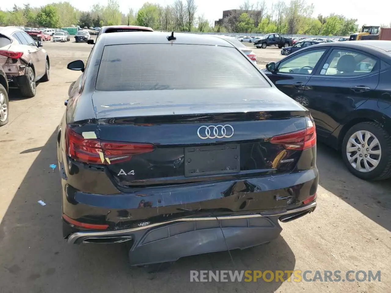 6 Photograph of a damaged car WAUDNAF41KN020621 AUDI A4 2019
