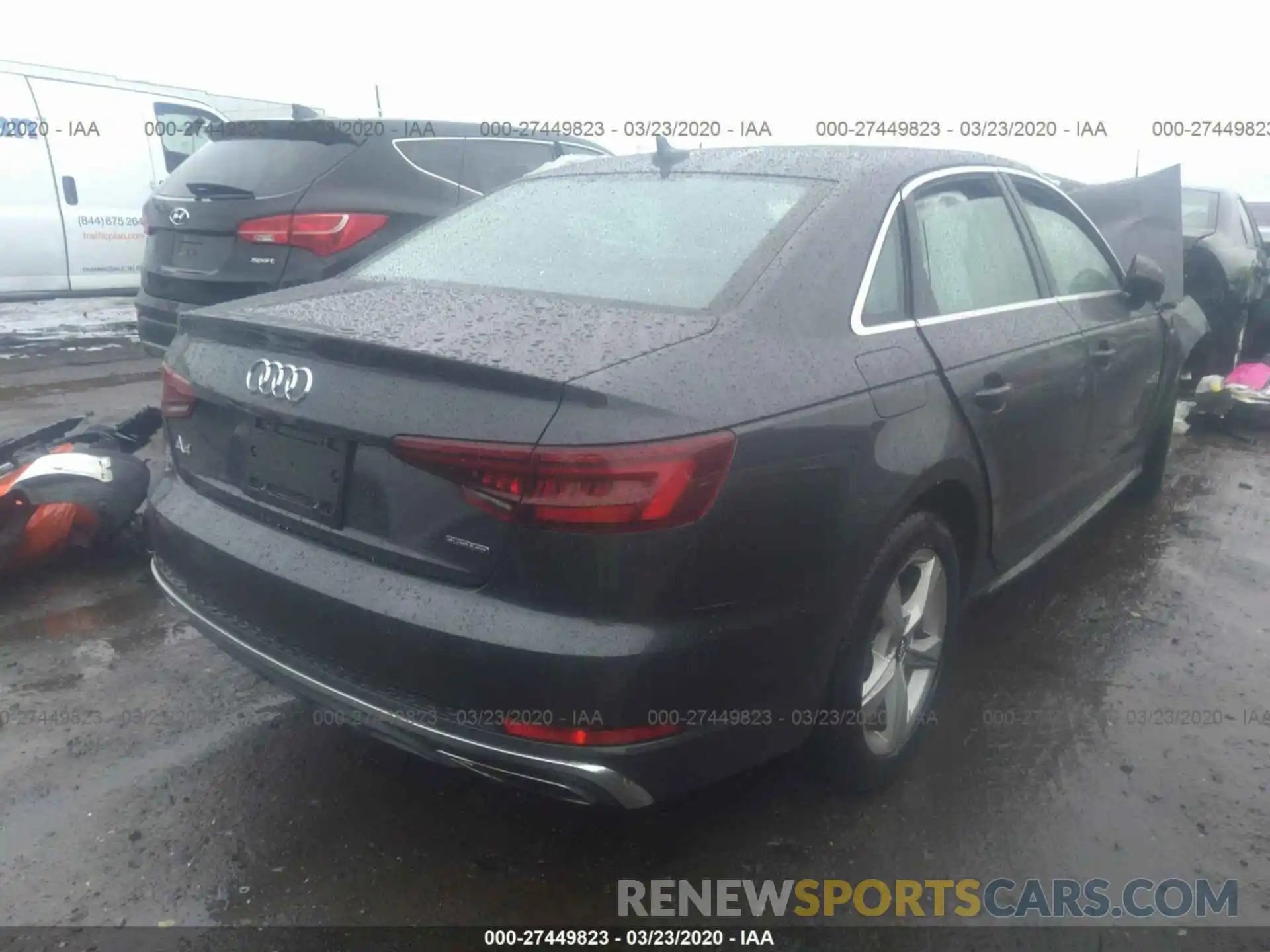 4 Photograph of a damaged car WAUDNAF42KA022272 AUDI A4 2019