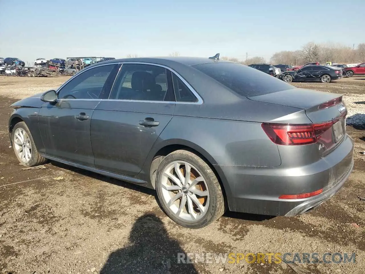 2 Photograph of a damaged car WAUDNAF42KA107113 AUDI A4 2019