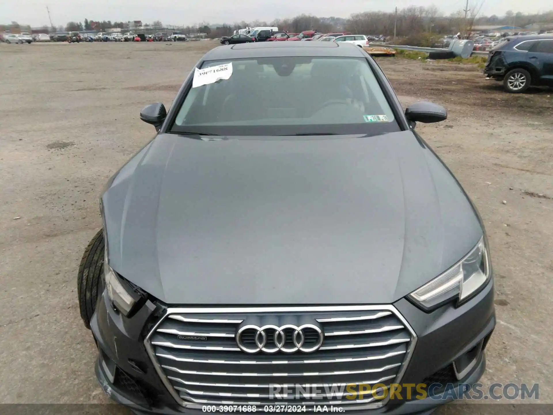 10 Photograph of a damaged car WAUDNAF42KN020045 AUDI A4 2019