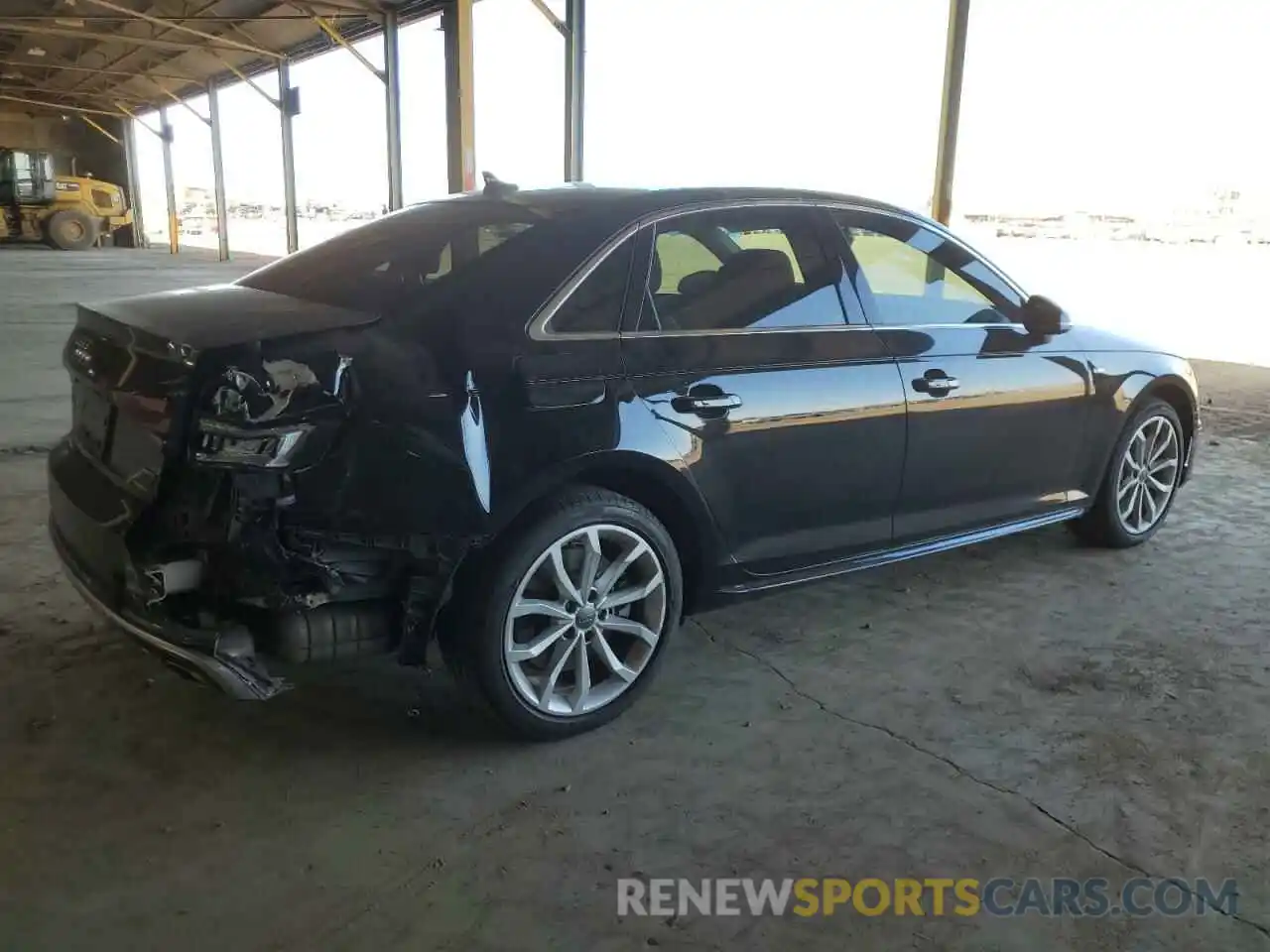 3 Photograph of a damaged car WAUDNAF43KN018059 AUDI A4 2019