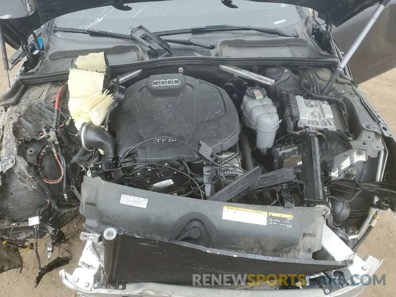 12 Photograph of a damaged car WAUDNAF43KN018868 AUDI A4 2019