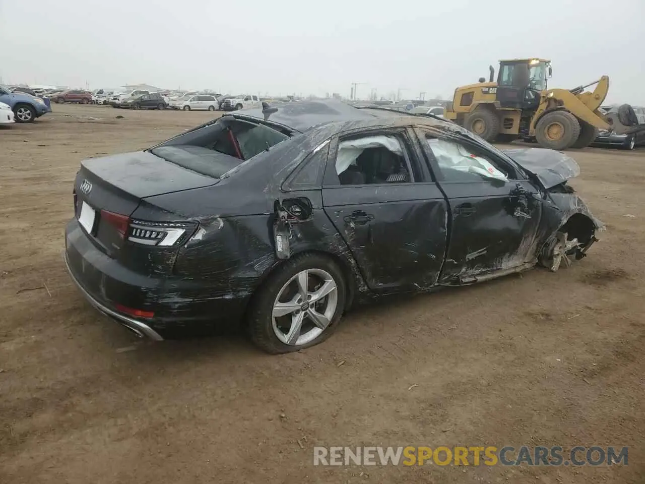 3 Photograph of a damaged car WAUDNAF43KN018868 AUDI A4 2019
