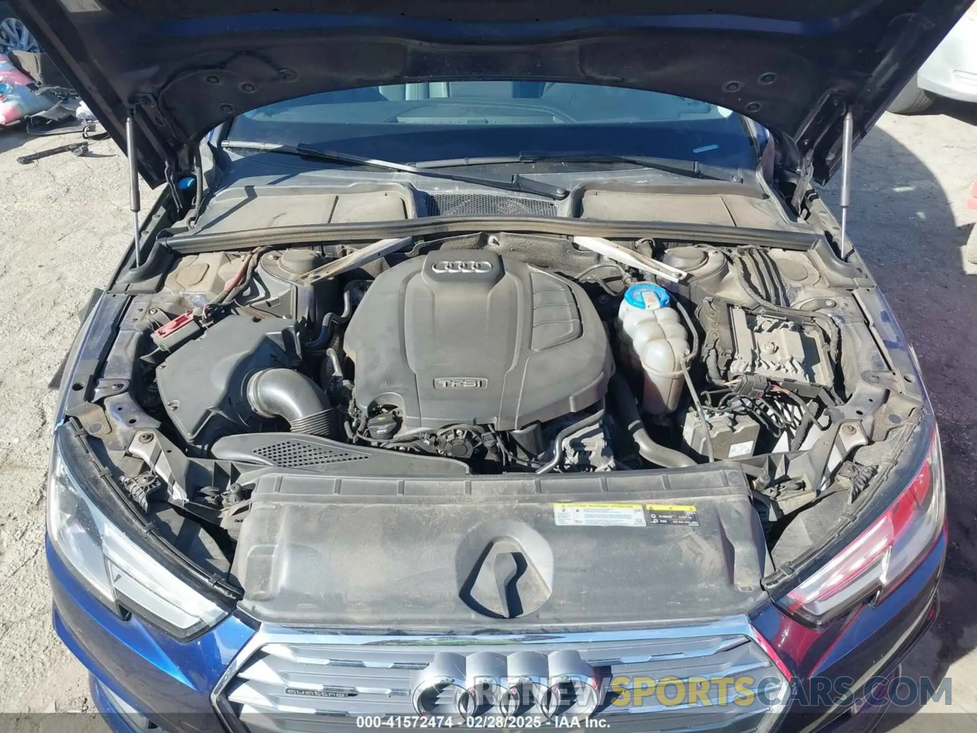 10 Photograph of a damaged car WAUDNAF44KN006633 AUDI A4 2019