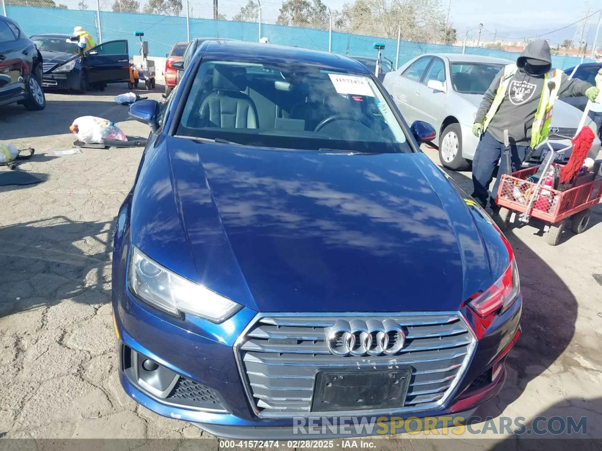 13 Photograph of a damaged car WAUDNAF44KN006633 AUDI A4 2019