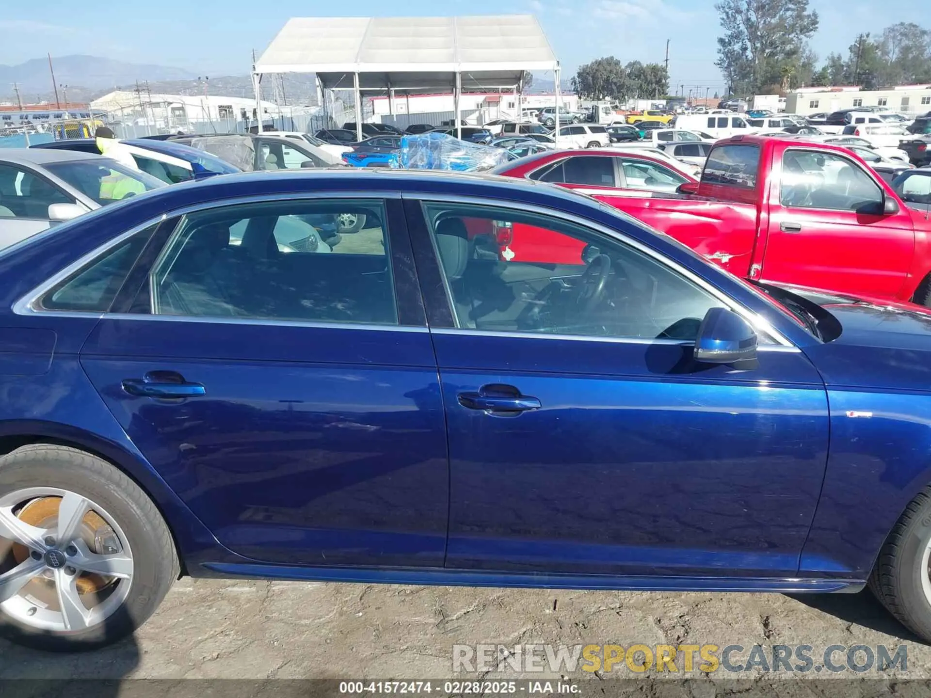 14 Photograph of a damaged car WAUDNAF44KN006633 AUDI A4 2019